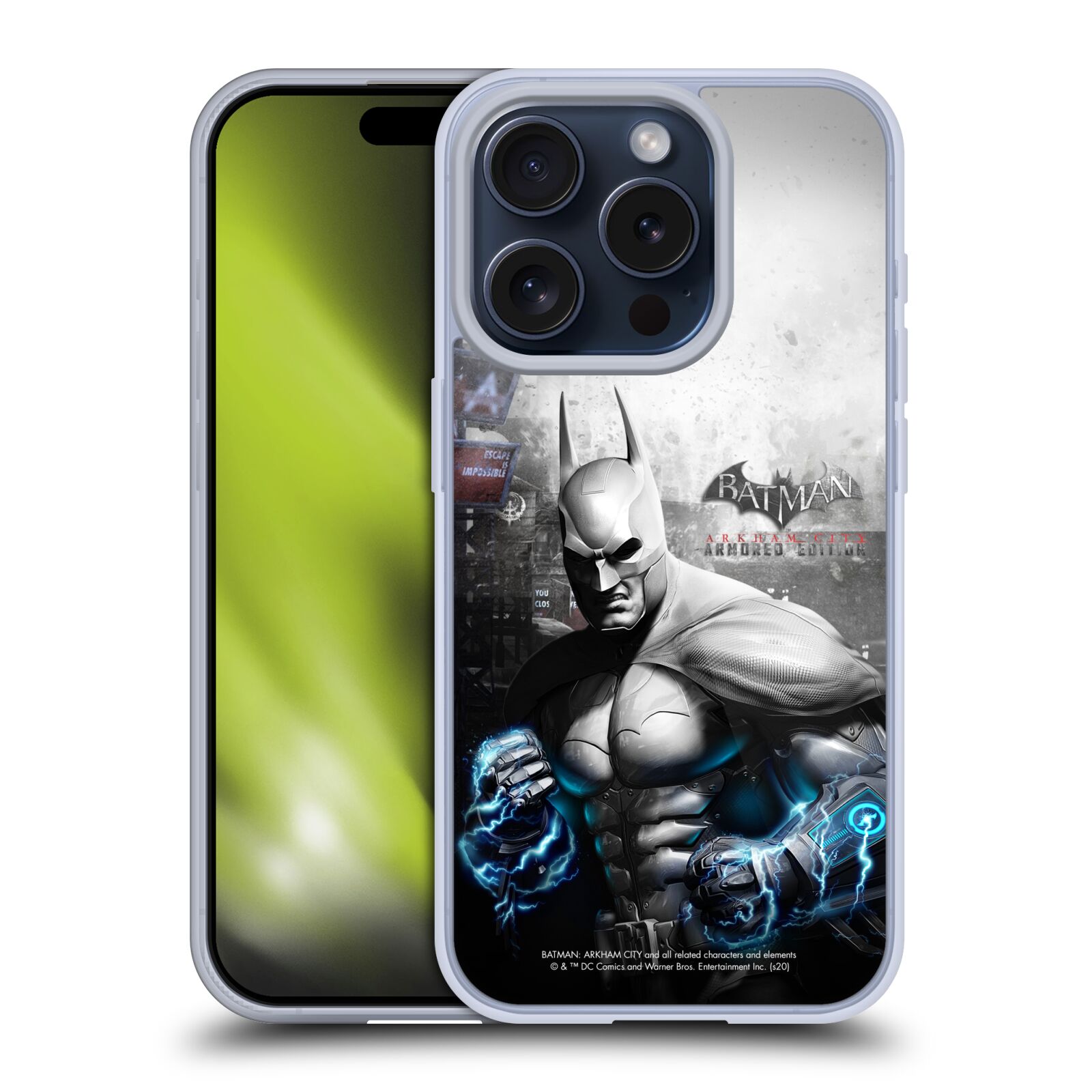 BATMAN ARKHAM CITY KEY ART GEL CASE COMPATIBLE WITH APPLE iPHONE PHONES/MAGSAFE - Picture 8 of 12