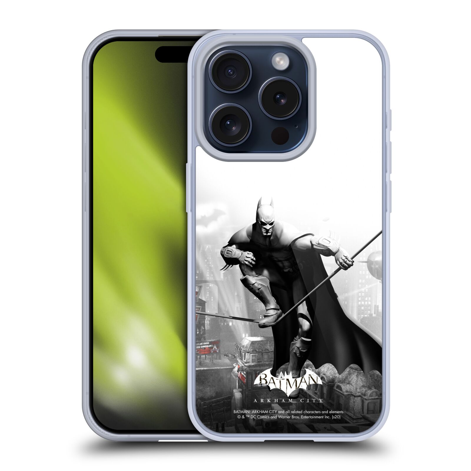 BATMAN ARKHAM CITY KEY ART GEL CASE COMPATIBLE WITH APPLE iPHONE PHONES/MAGSAFE - Picture 10 of 12