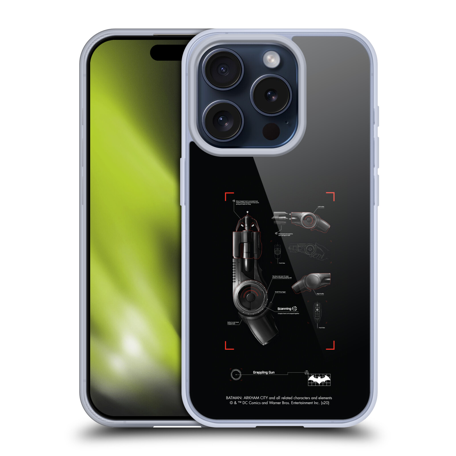 OFFICIAL BATMAN ARKHAM CITY GRAPHICS SOFT GEL CASE FOR APPLE iPHONE PHONES - Picture 9 of 13