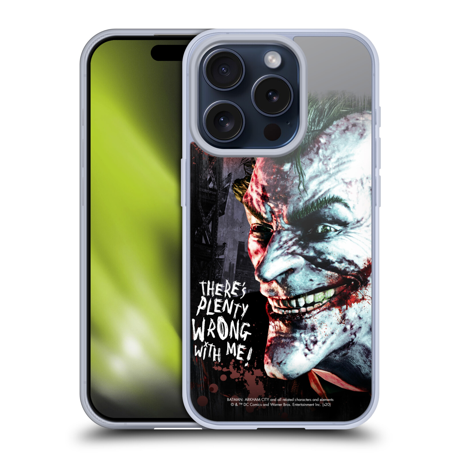 OFFICIAL BATMAN ARKHAM CITY GRAPHICS SOFT GEL CASE FOR APPLE iPHONE PHONES - Picture 11 of 13