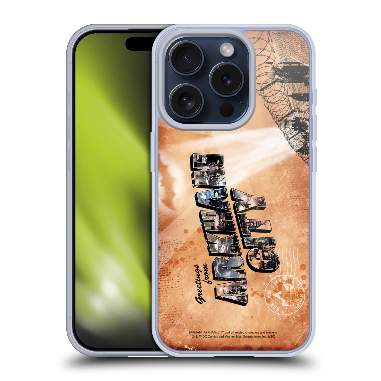 OFFICIAL BATMAN ARKHAM CITY GRAPHICS SOFT GEL CASE FOR APPLE iPHONE PHONES - Picture 12 of 13