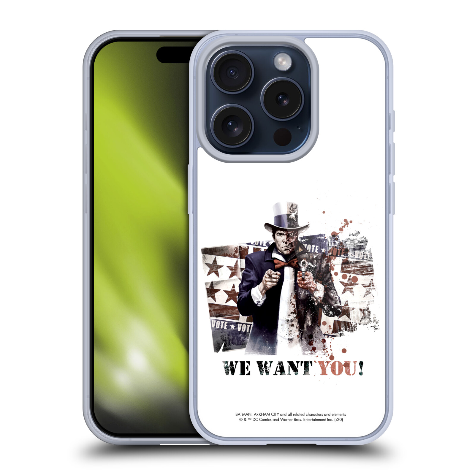 OFFICIAL BATMAN ARKHAM CITY GRAPHICS SOFT GEL CASE FOR APPLE iPHONE PHONES - Picture 13 of 13