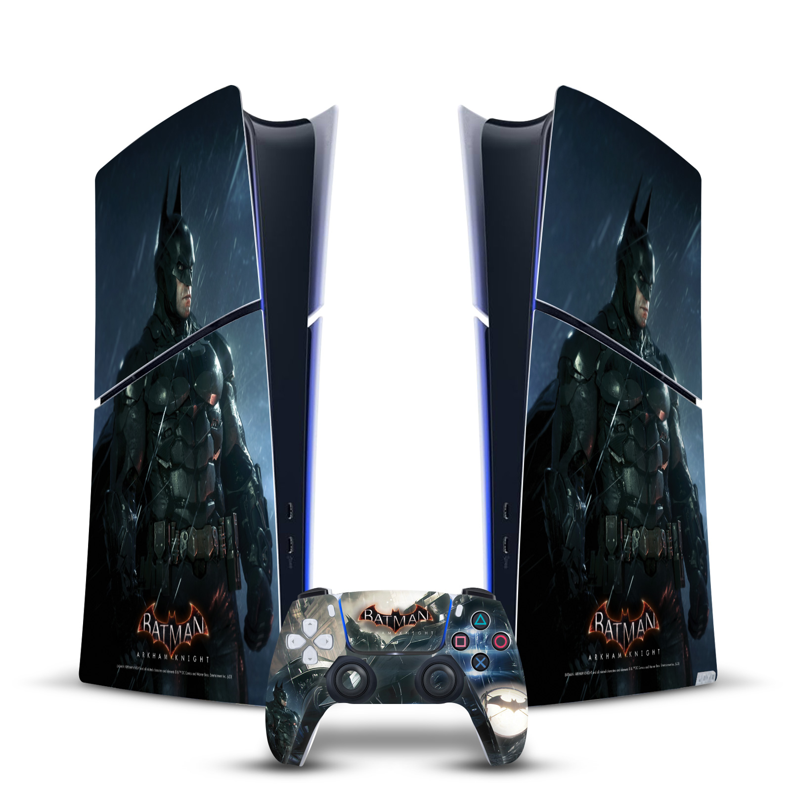 BATMAN ARKHAM KNIGHT GRAPHICS VINYL SKIN FOR PS5 SLIM DIGITAL EDITION BUNDLE