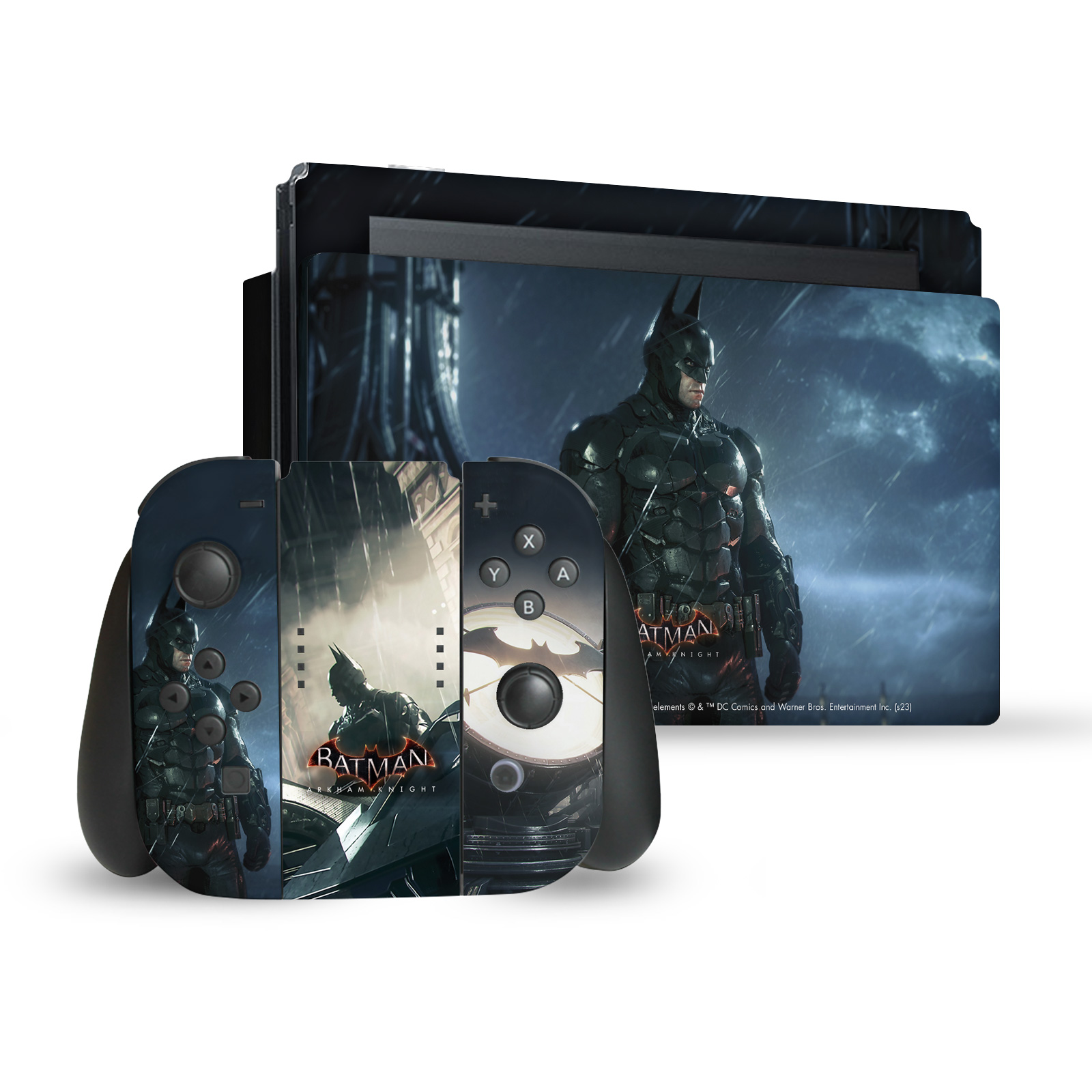 Batman Gaming Skin for Switch Console, Dock & Joy-Con Bundle