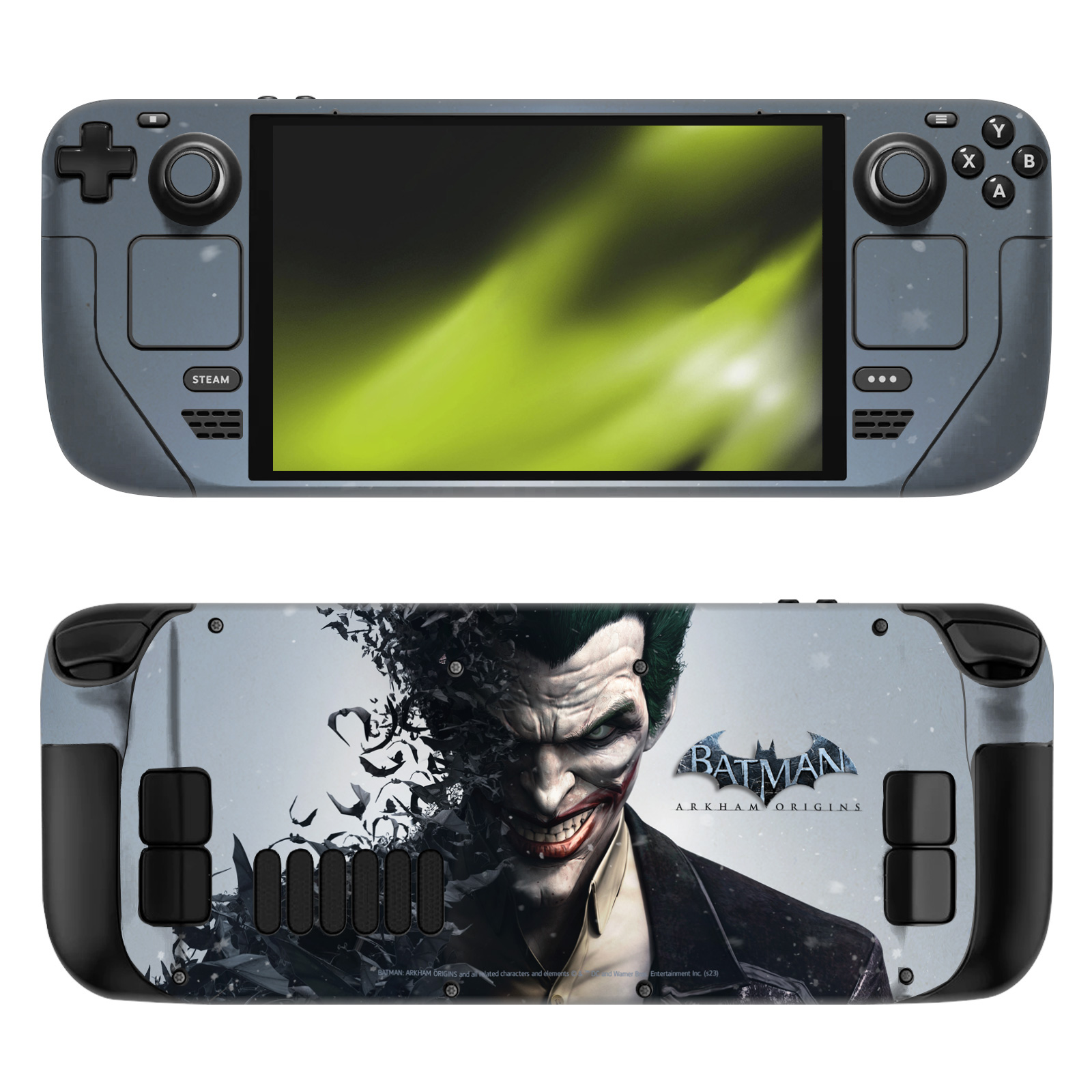 OFFICIAL BATMAN ARKHAM ORIGINS KEY ART VINYL SKIN DECAL FOR STEAM DECK OLED