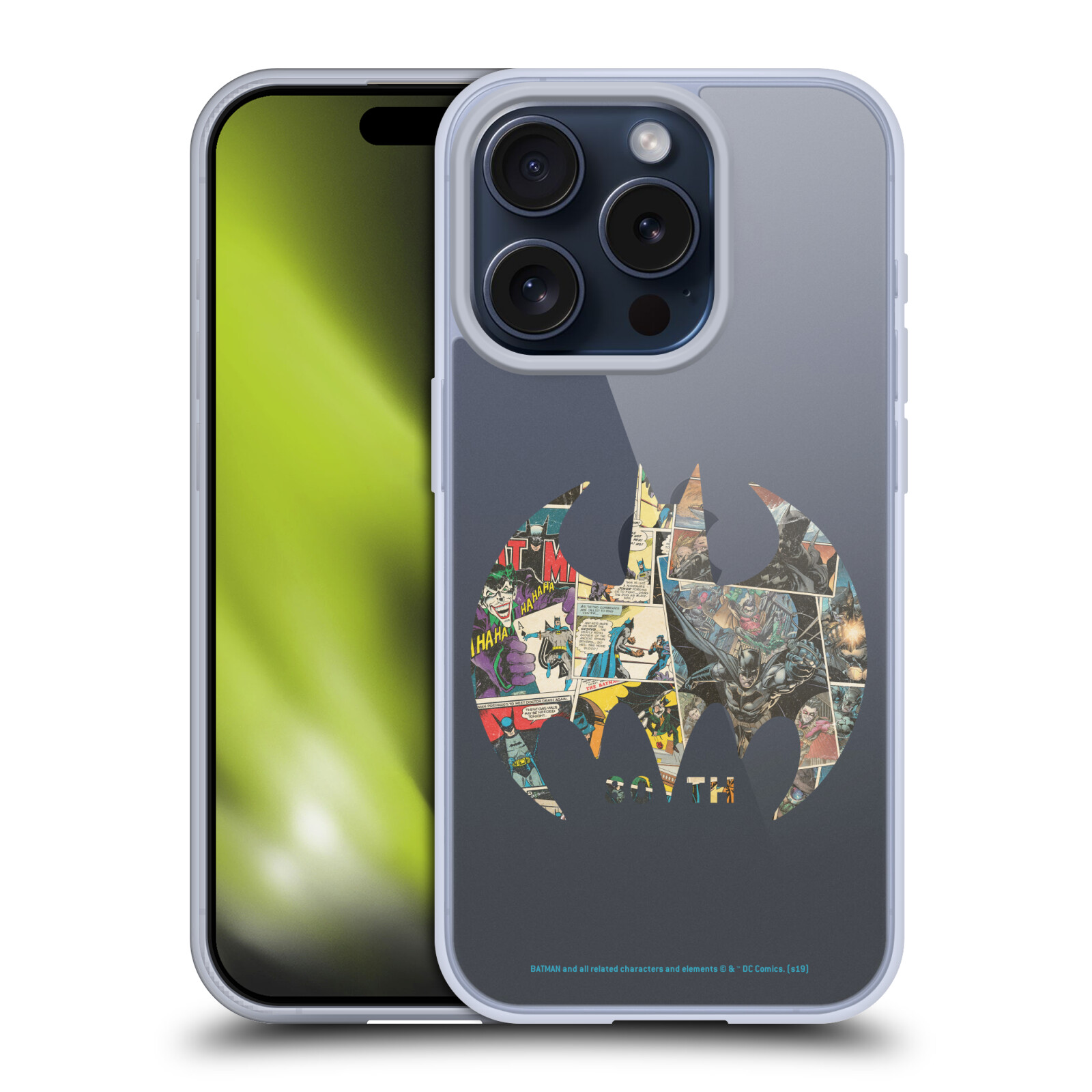 OFFICIËLE BATMAN DC COMICS 80STE VERJAARDAG GEL CASE VOOR APPLE iPHONE TELEFOONS - Afbeelding 8 van 12