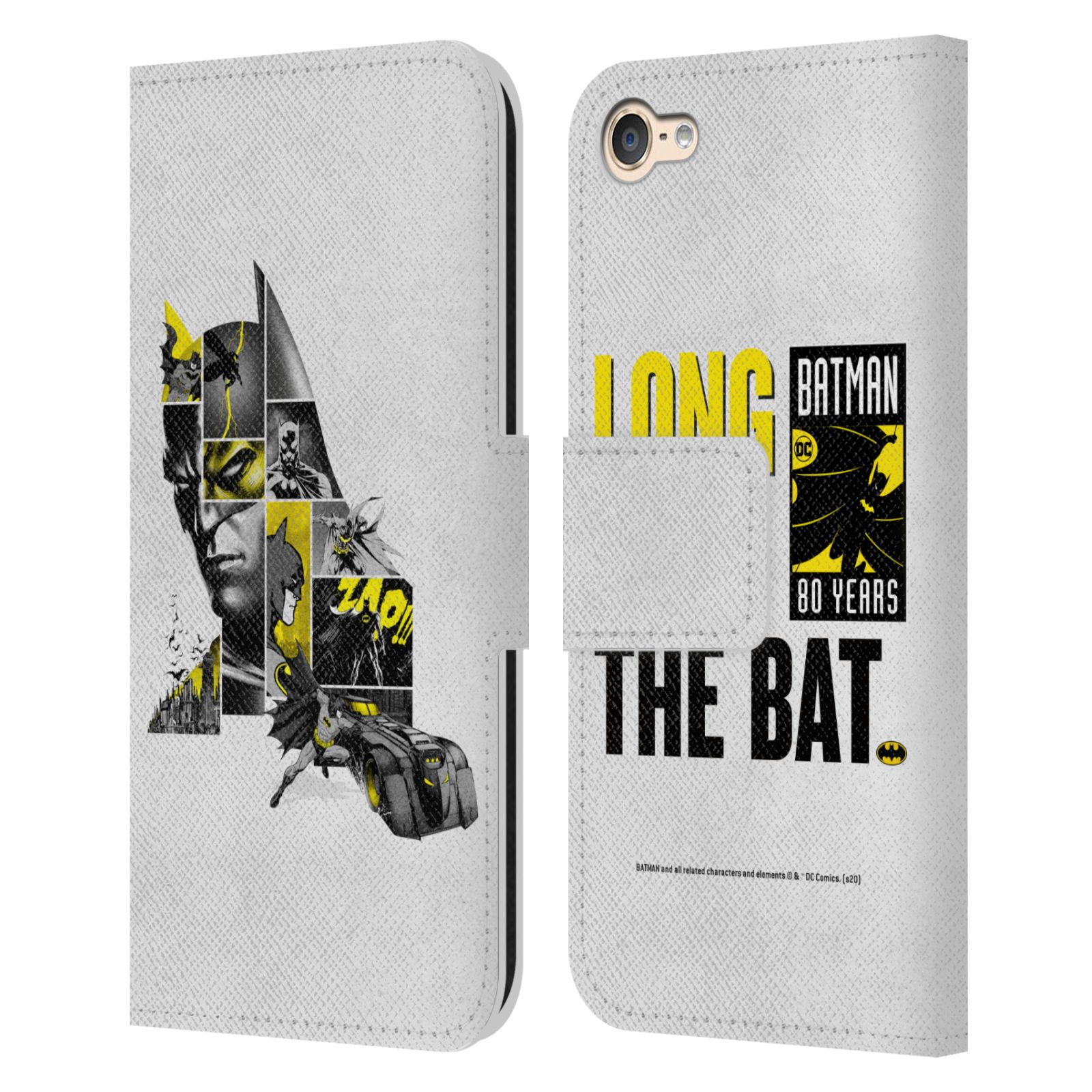 BATMAN DC COMICS 80TH ANNIVERSARY LEATHER BOOK WALLET CASE FOR APPLE iPOD TOUCH - Picture 8 of 11
