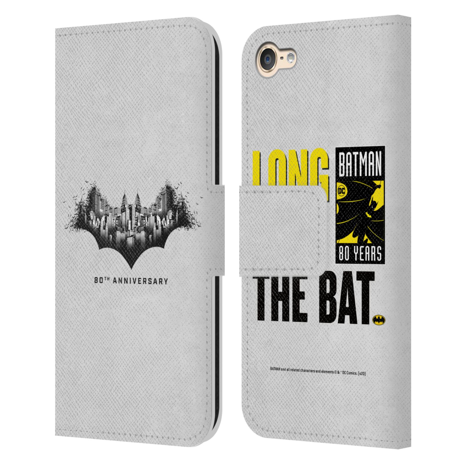 BATMAN DC COMICS 80TH ANNIVERSARY LEATHER BOOK WALLET CASE FOR APPLE iPOD TOUCH - Picture 10 of 11