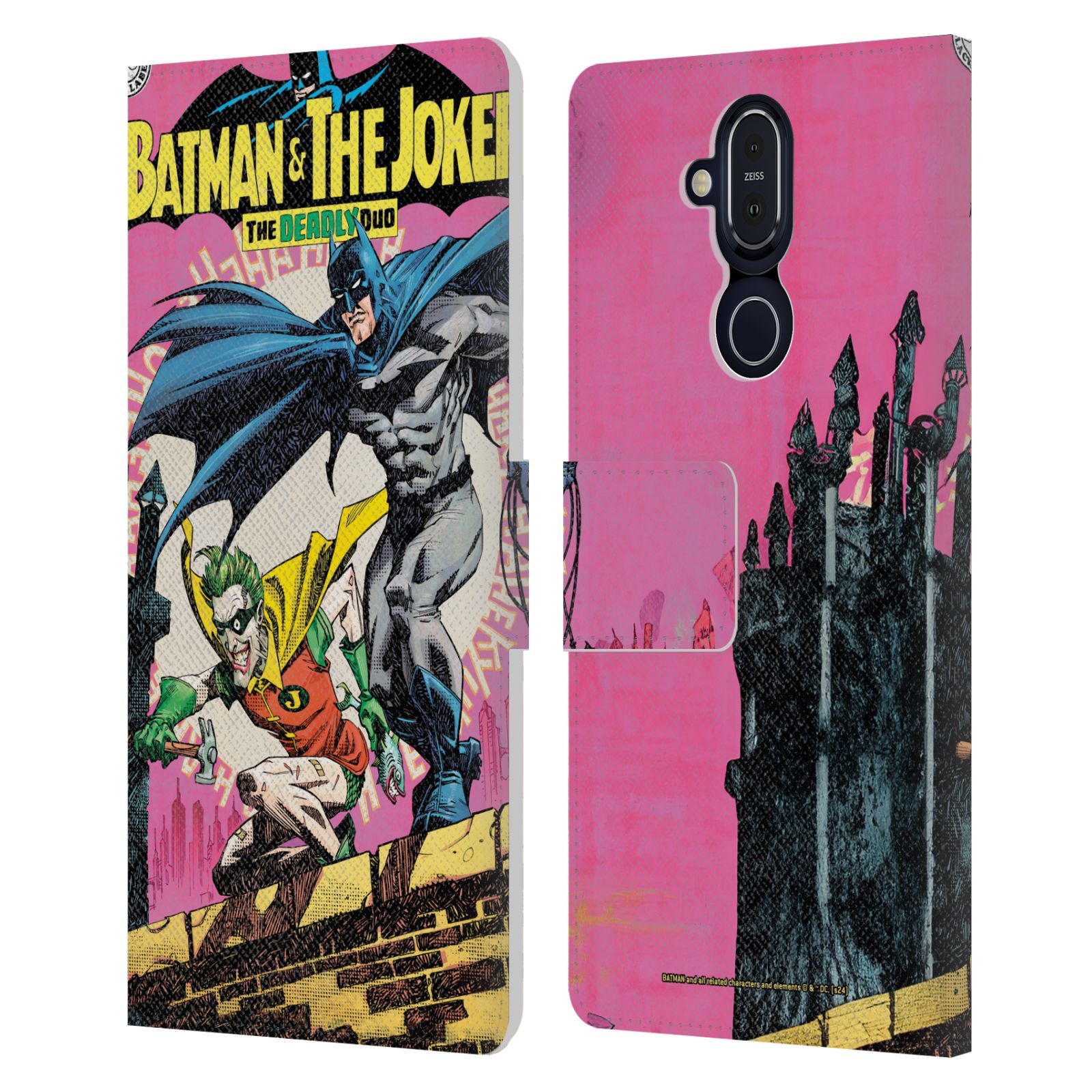 BATMAN DC COMICS 90TH ANNIVERSARY COMIC BOOKS LEATHER BOOK CASE FOR NOKIA PHONES - Picture 8 of 11