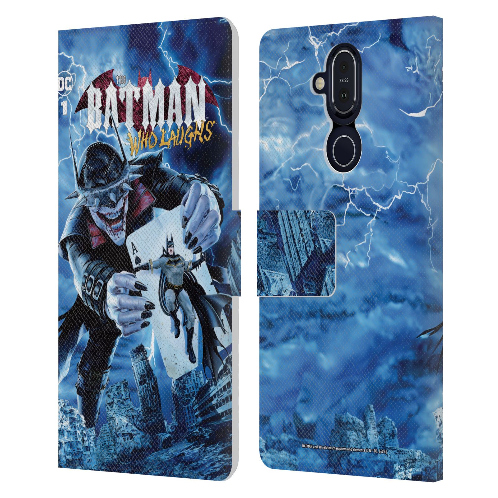 BATMAN DC COMICS 90TH ANNIVERSARY COMIC BOOKS LEATHER BOOK CASE FOR NOKIA PHONES - Picture 10 of 11