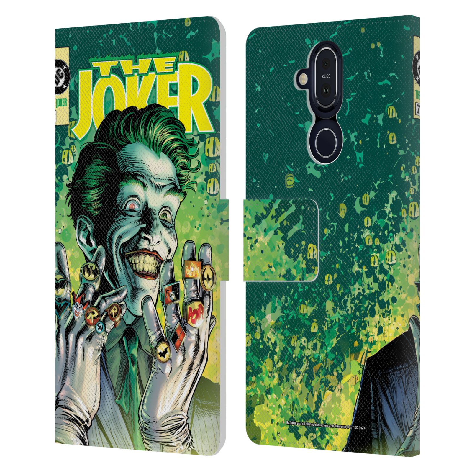 BATMAN DC COMICS 90TH ANNIVERSARY COMIC BOOKS LEATHER BOOK CASE FOR NOKIA PHONES - Picture 11 of 11