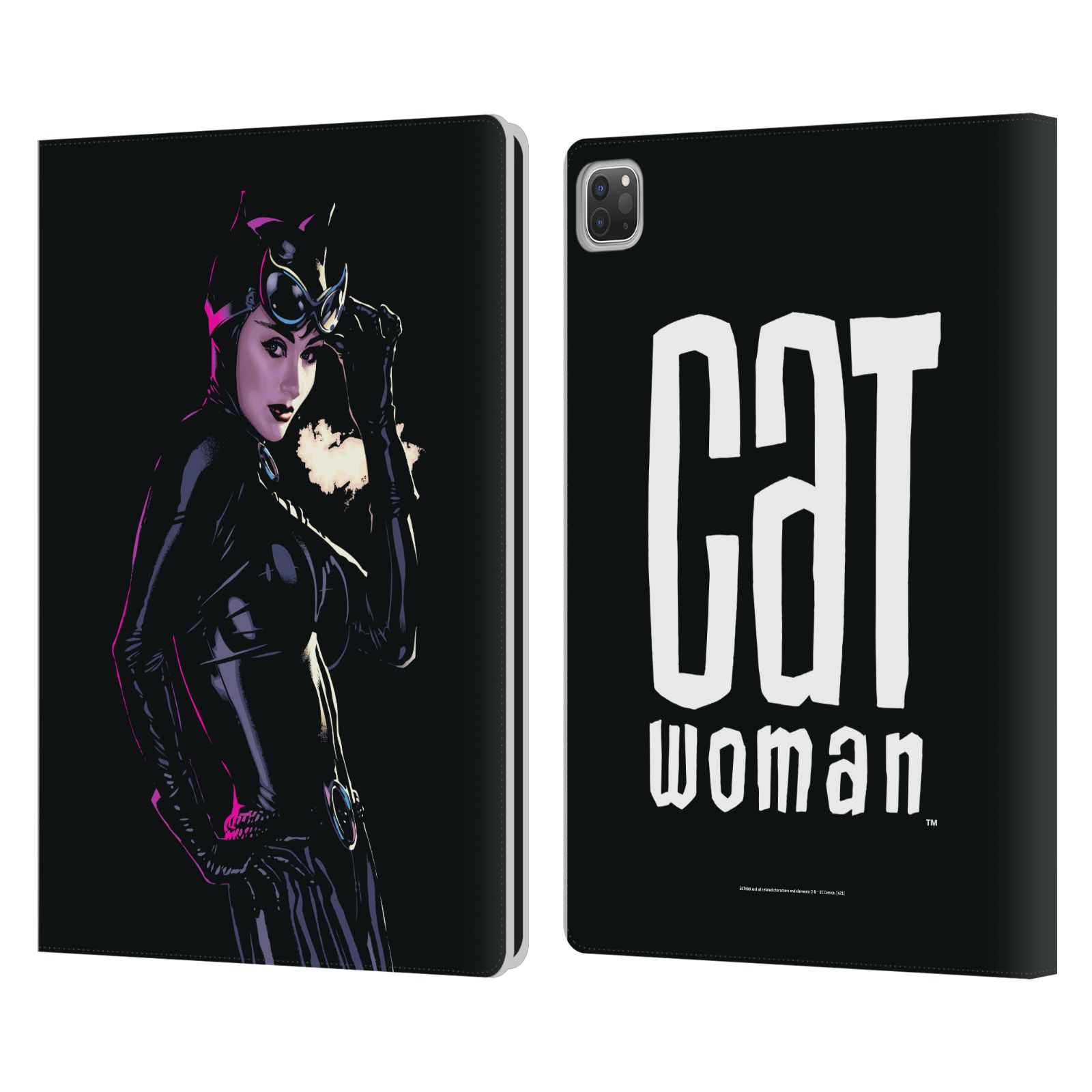 OFFICIAL BATMAN DC COMICS CATWOMAN LEATHER BOOK WALLET CASE COVER FOR APPLE iPAD - Picture 7 of 10