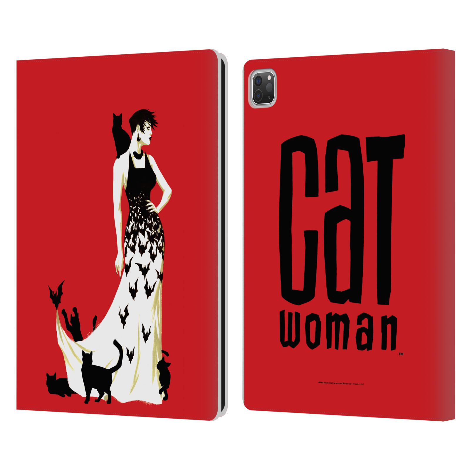 OFFICIAL BATMAN DC COMICS CATWOMAN LEATHER BOOK WALLET CASE COVER FOR APPLE iPAD - Picture 8 of 10