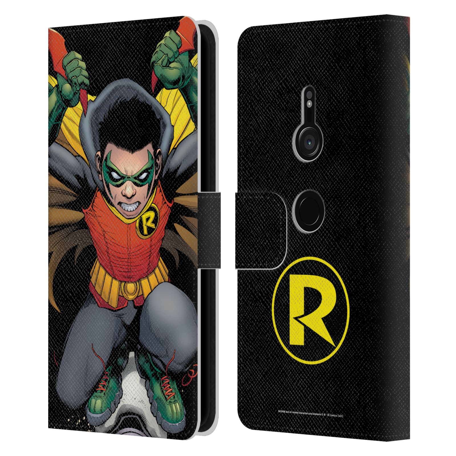 OFFICIAL BATMAN DC COMICS DAMIAN WAYNE LEATHER BOOK CASE FOR SONY PHONES 1 - 第 8/9 張圖片