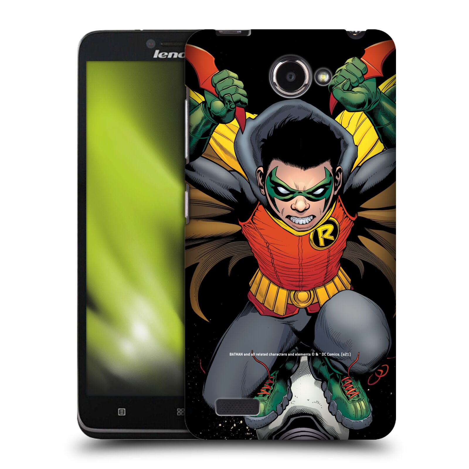 OFFICIAL BATMAN DC COMICS DAMIAN WAYNE HARD BACK CASE FOR LENOVO PHONES - 第 9/10 張圖片