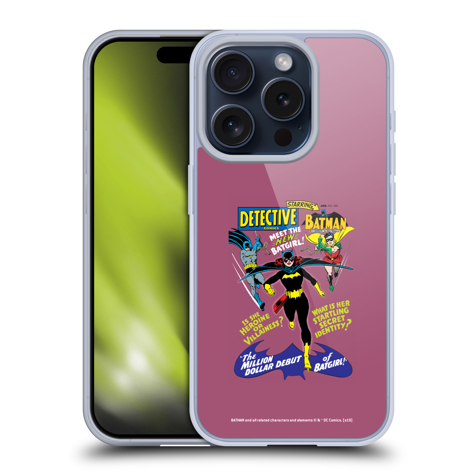 BATMAN DC COMICS FAMOUS COMIC BOOK COVERS SOFT GEL CASE FOR APPLE iPHONE PHONES - Picture 9 of 15