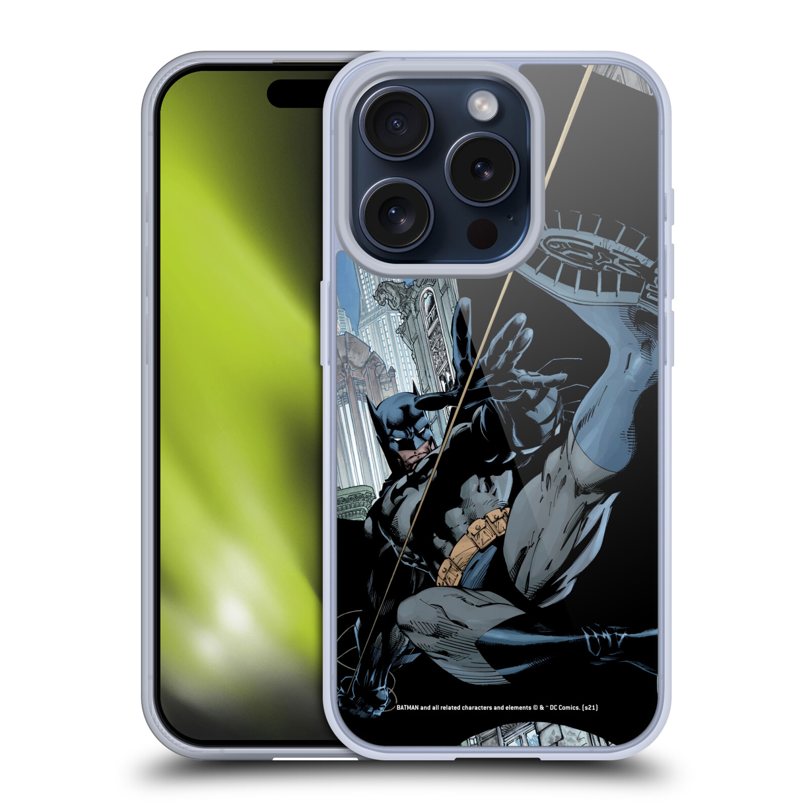 CUSTODIA GEL MORBIDA BATMAN DC COMICS HUSH UFFICIALE PER CELLULARI APPLE iPHONE