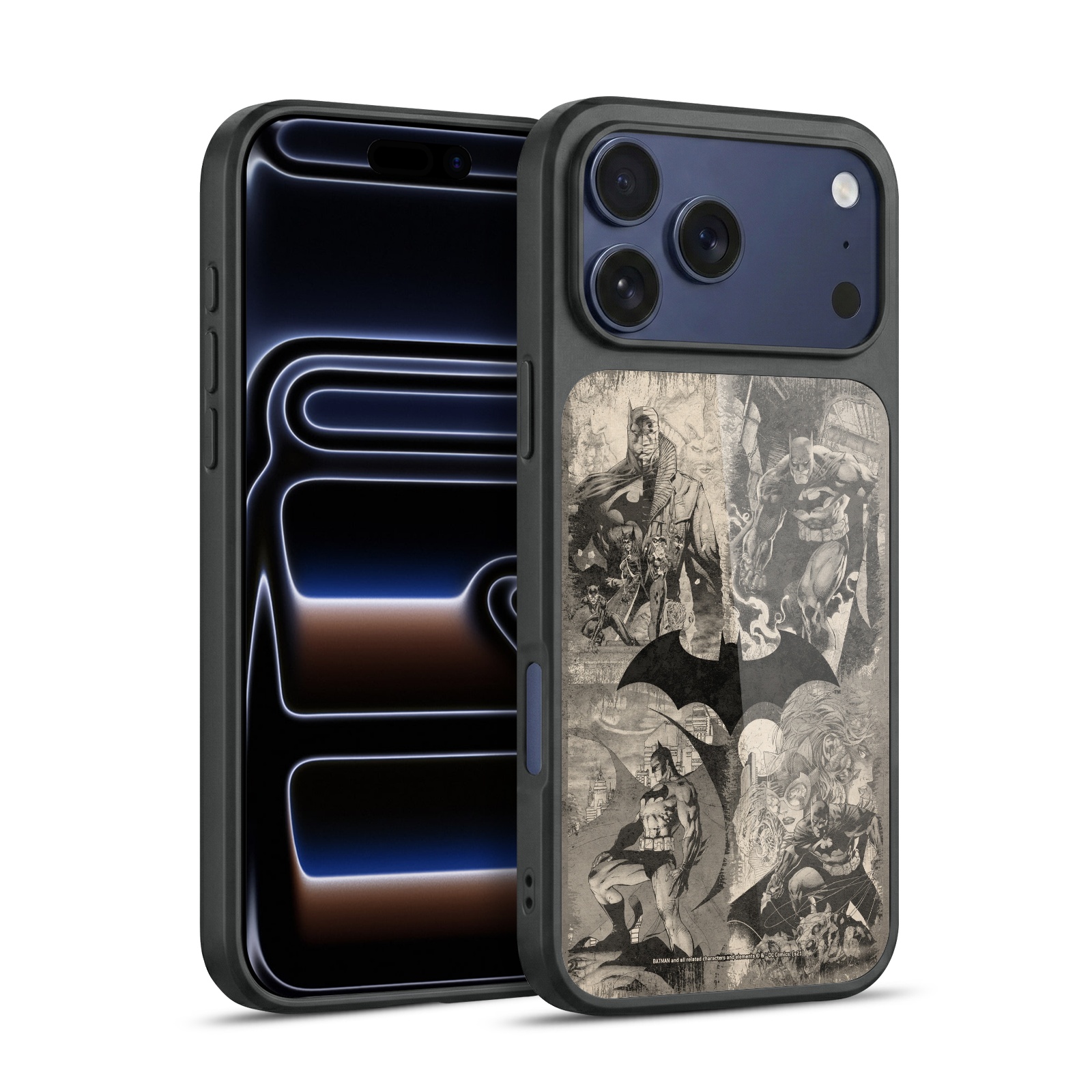 Logo Collage Distressed Hard MagSafe Case for iPhone 17 Pro Max