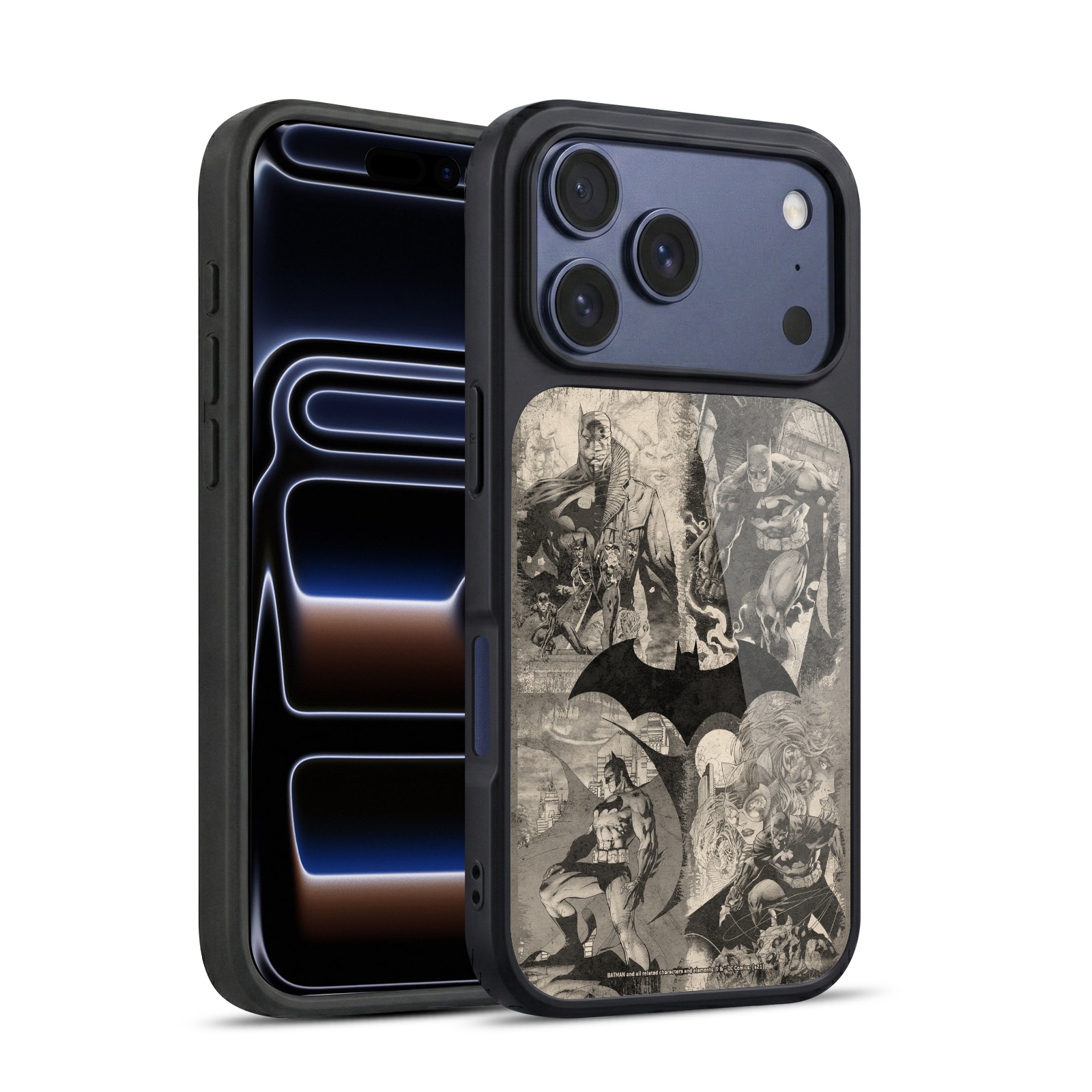 Logo Collage Distressed Hard MagSafe Case for iPhone 17 Pro