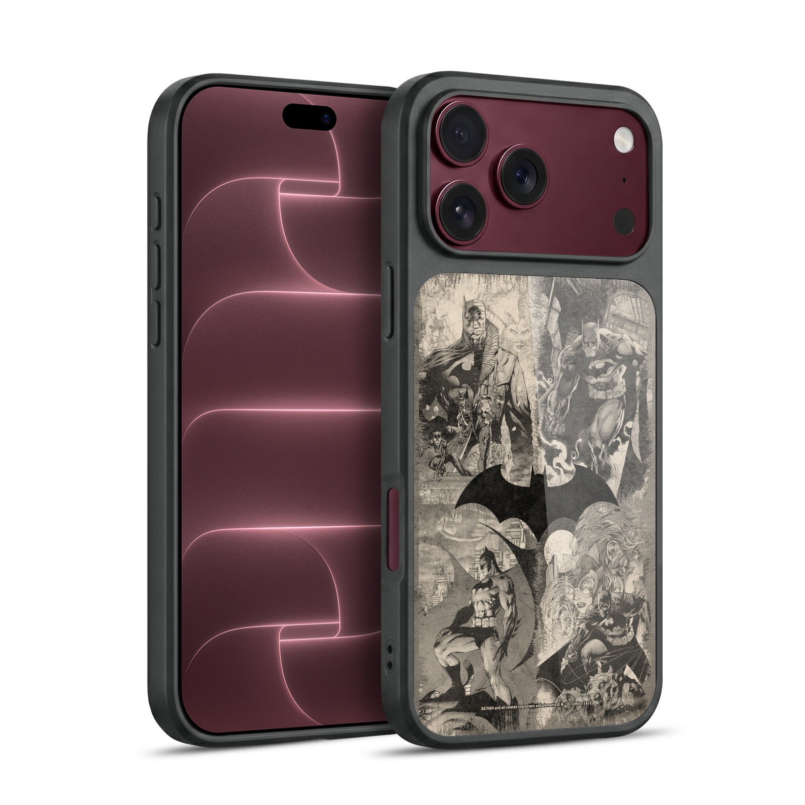 Logo Collage Distressed Hard MagSafe Case for iPhone 18 Pro Max