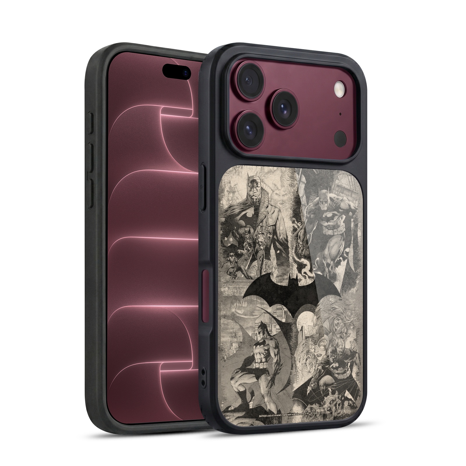 Logo Collage Distressed Hard MagSafe Case for iPhone 18 Pro