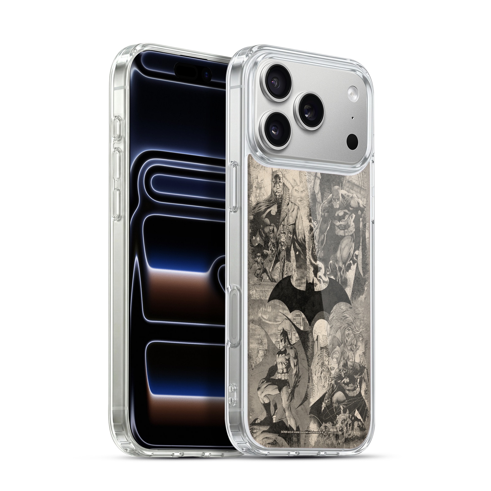 Logo Collage Distressed Hybrid MagSafe Case for iPhone 17 Pro Max