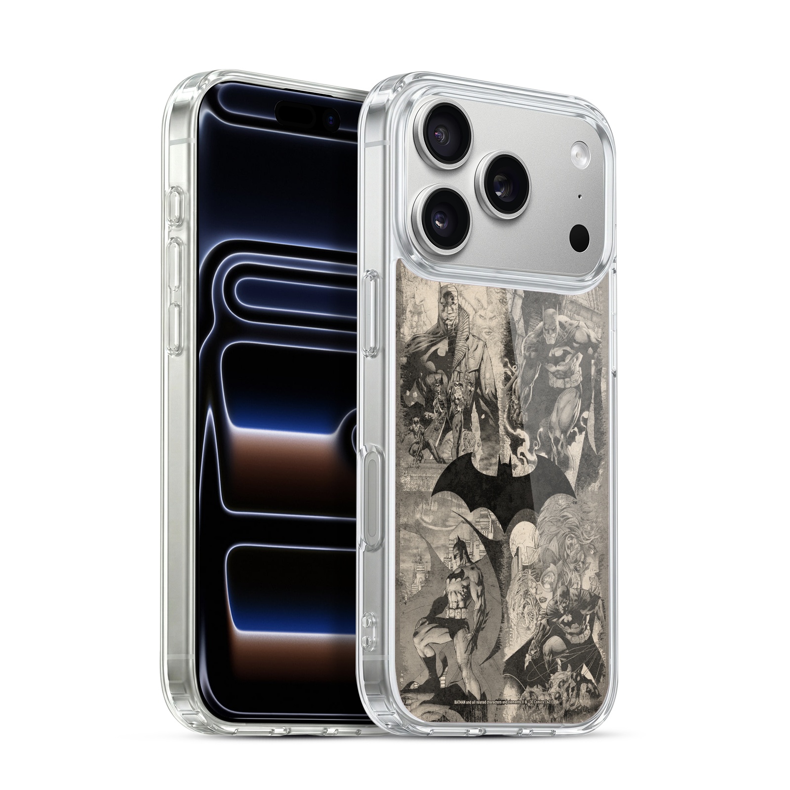 Logo Collage Distressed Hybrid MagSafe Case for iPhone 17 Pro