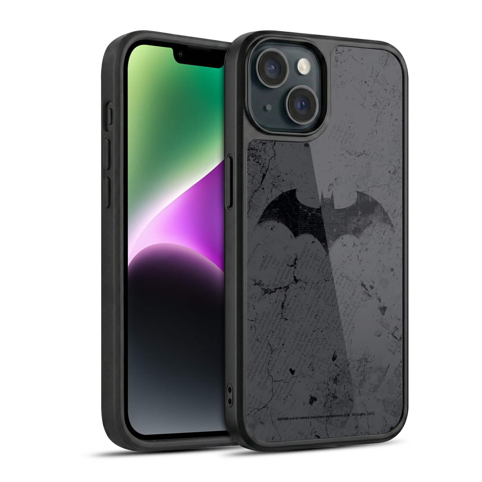 Logo Distressed Hard MagSafe Case for iPhone 14