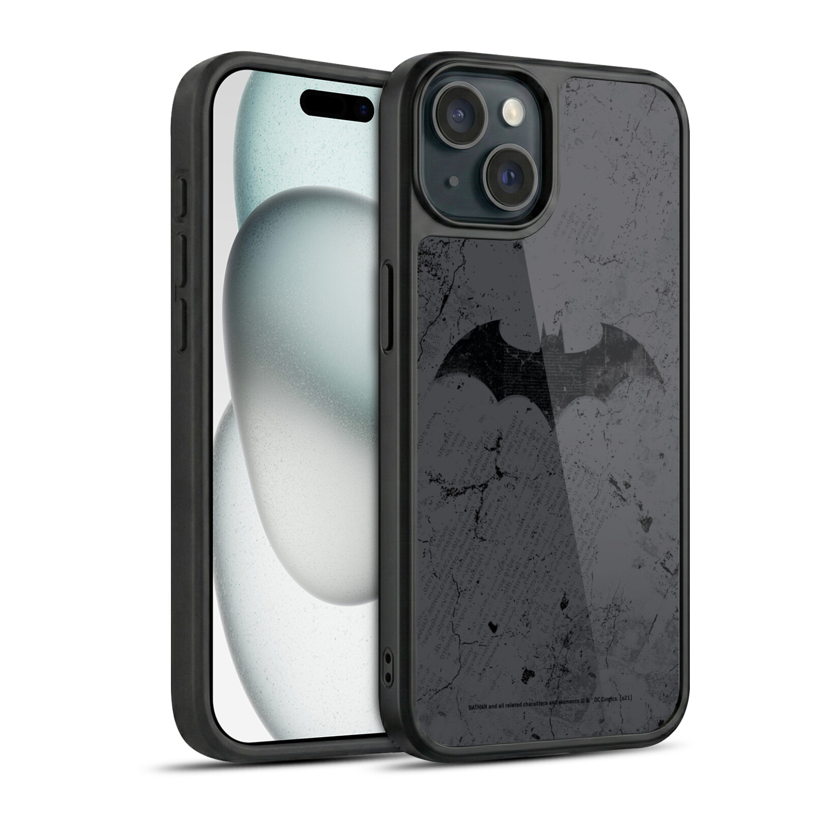 Logo Distressed Hard MagSafe Case for iPhone 15