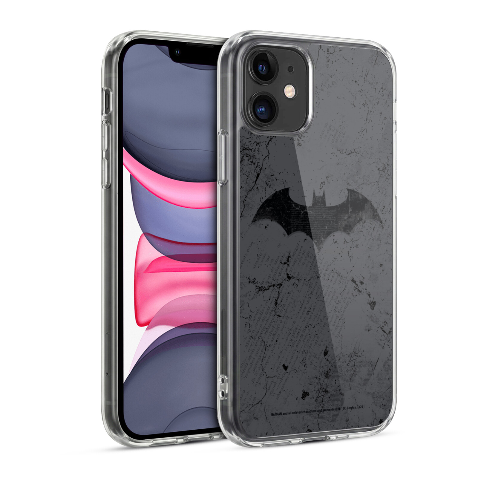 Logo Distressed Hybrid MagSafe Case for iPhone 11
