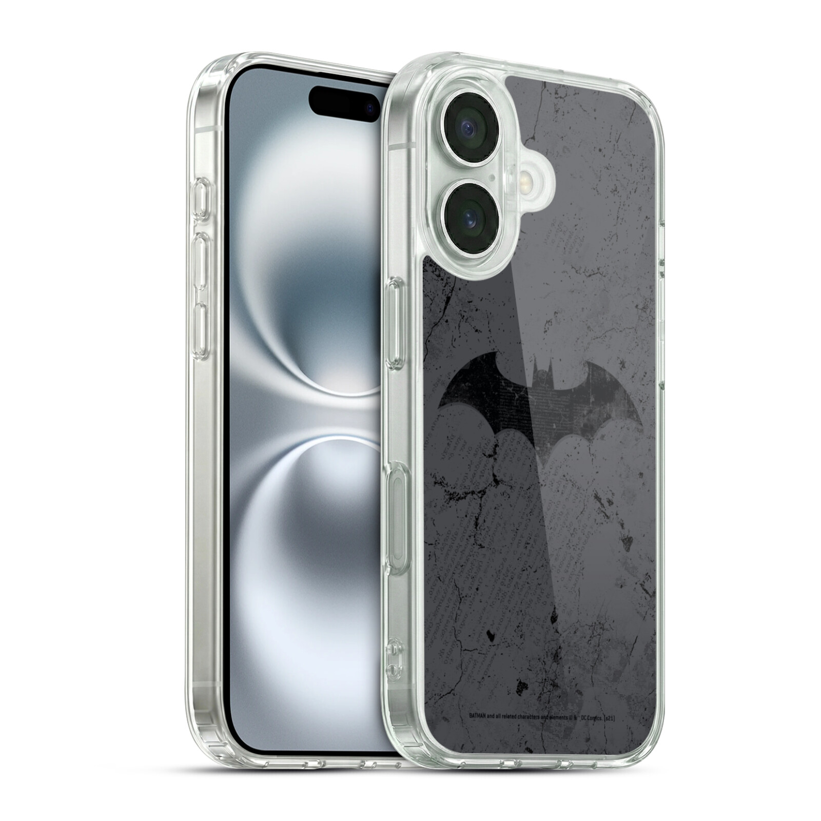 Logo Distressed Hybrid MagSafe Case for iPhone 16