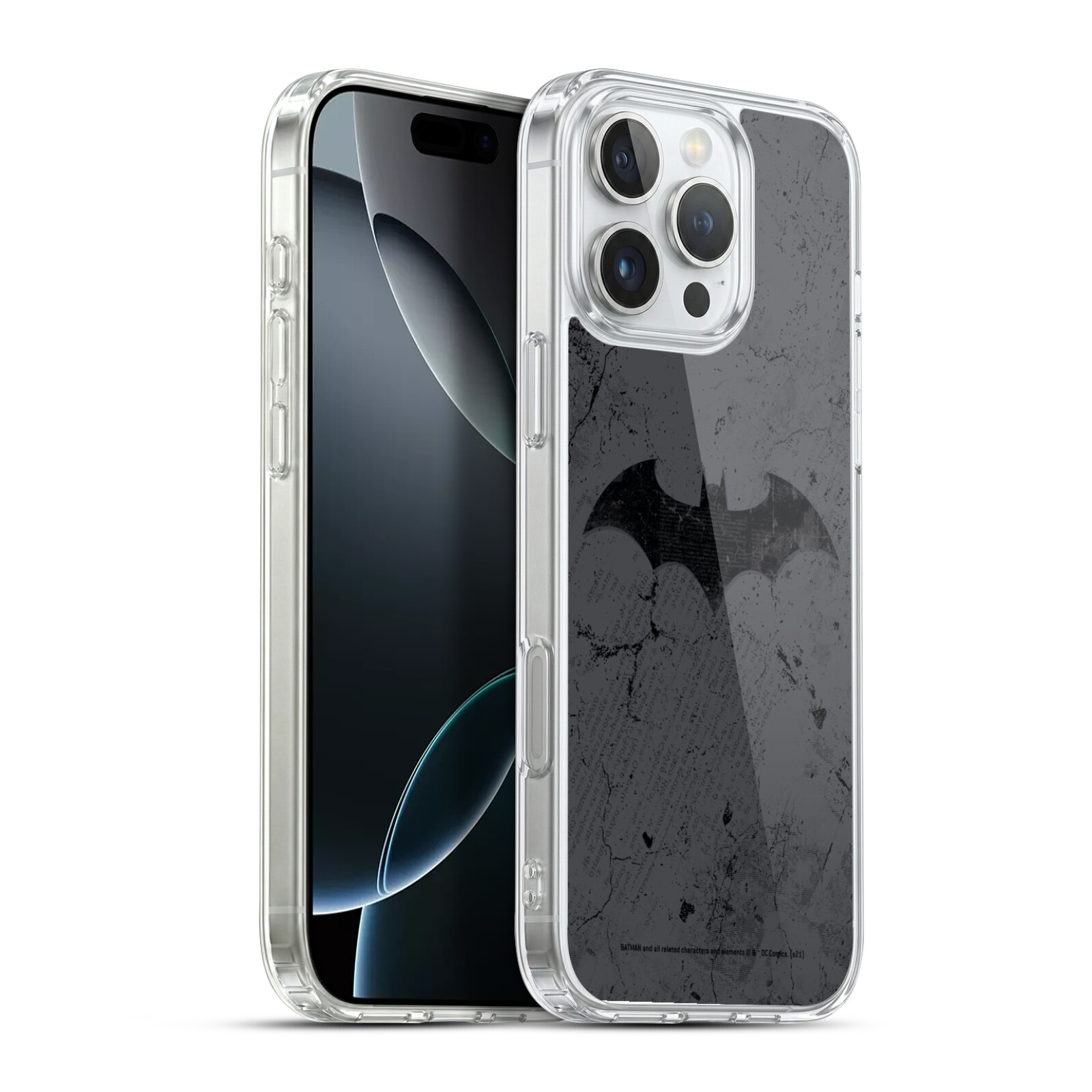 Logo Distressed Hybrid MagSafe Case for iPhone 16 Pro Max