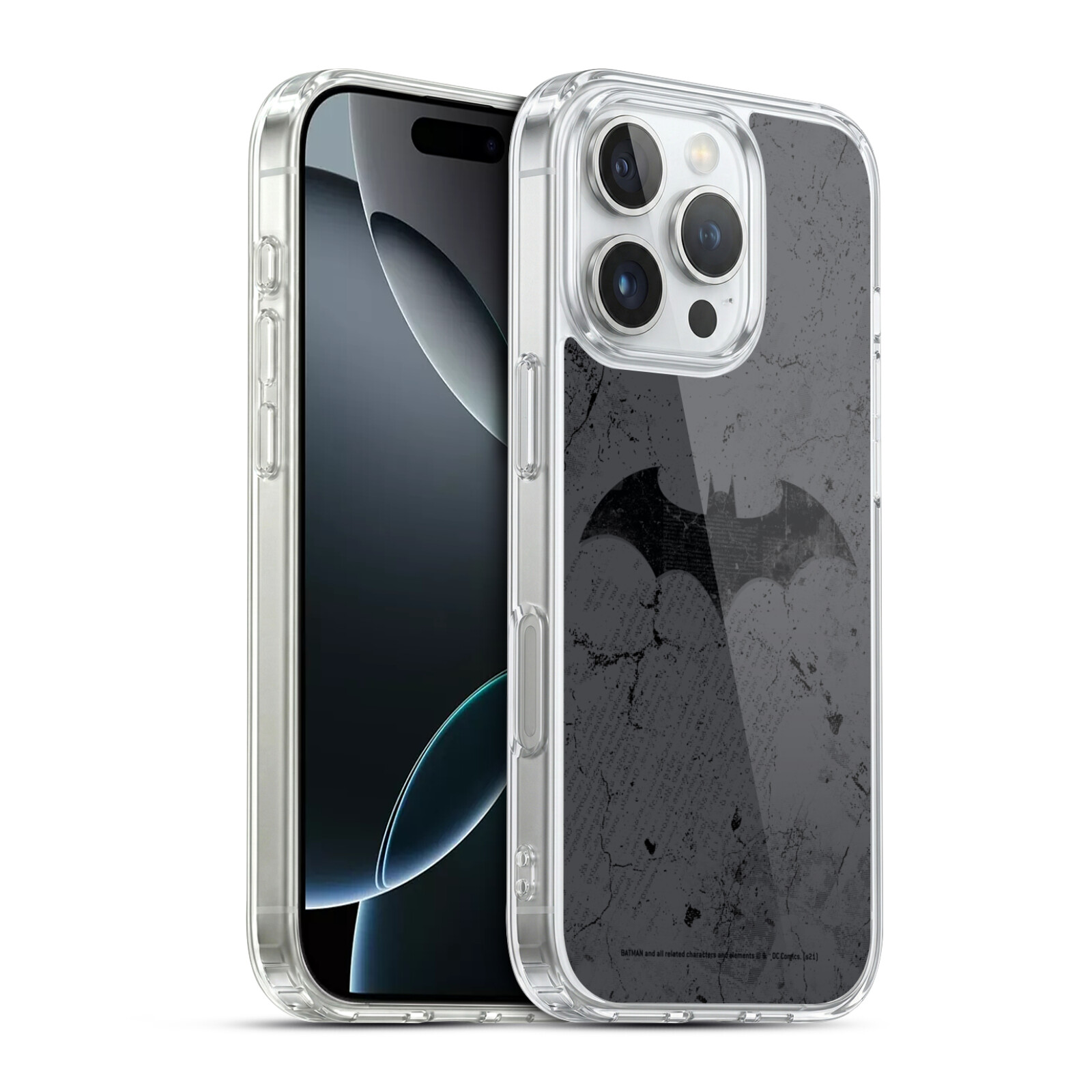 Logo Distressed Hybrid MagSafe Case for iPhone 16 Pro