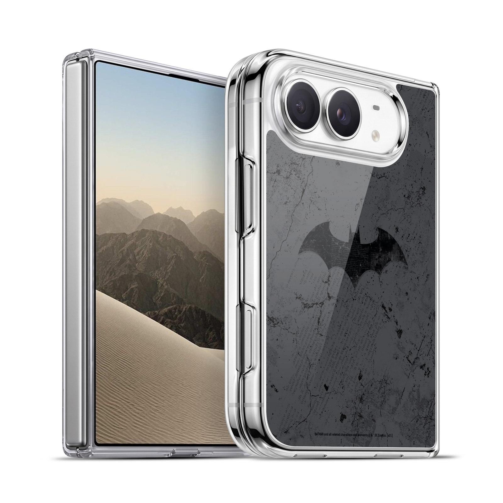 Logo Distressed Hybrid MagSafe Case for iPhone Duo