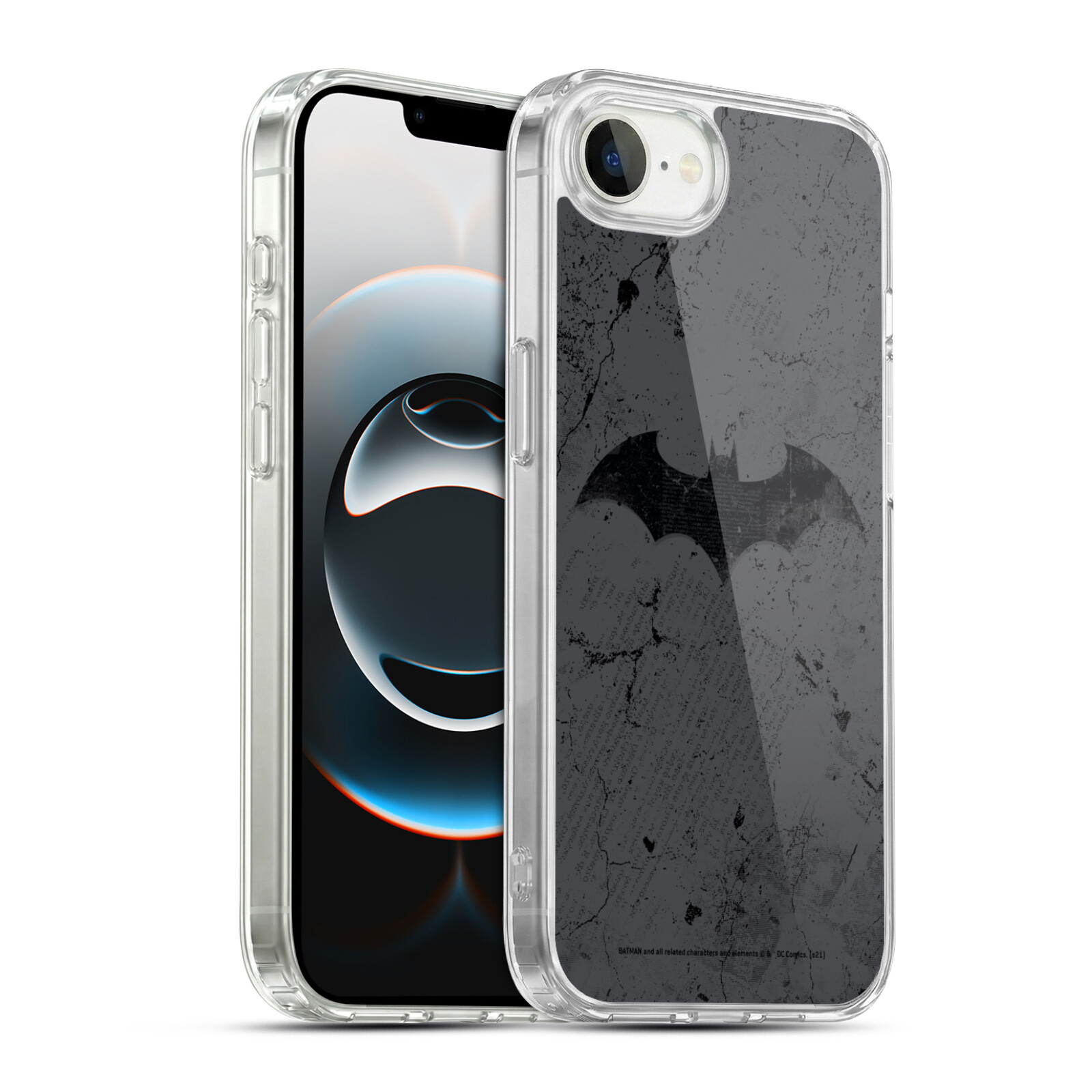 Logo Distressed Hybrid MagSafe Case for iPhone SE (4th gen)