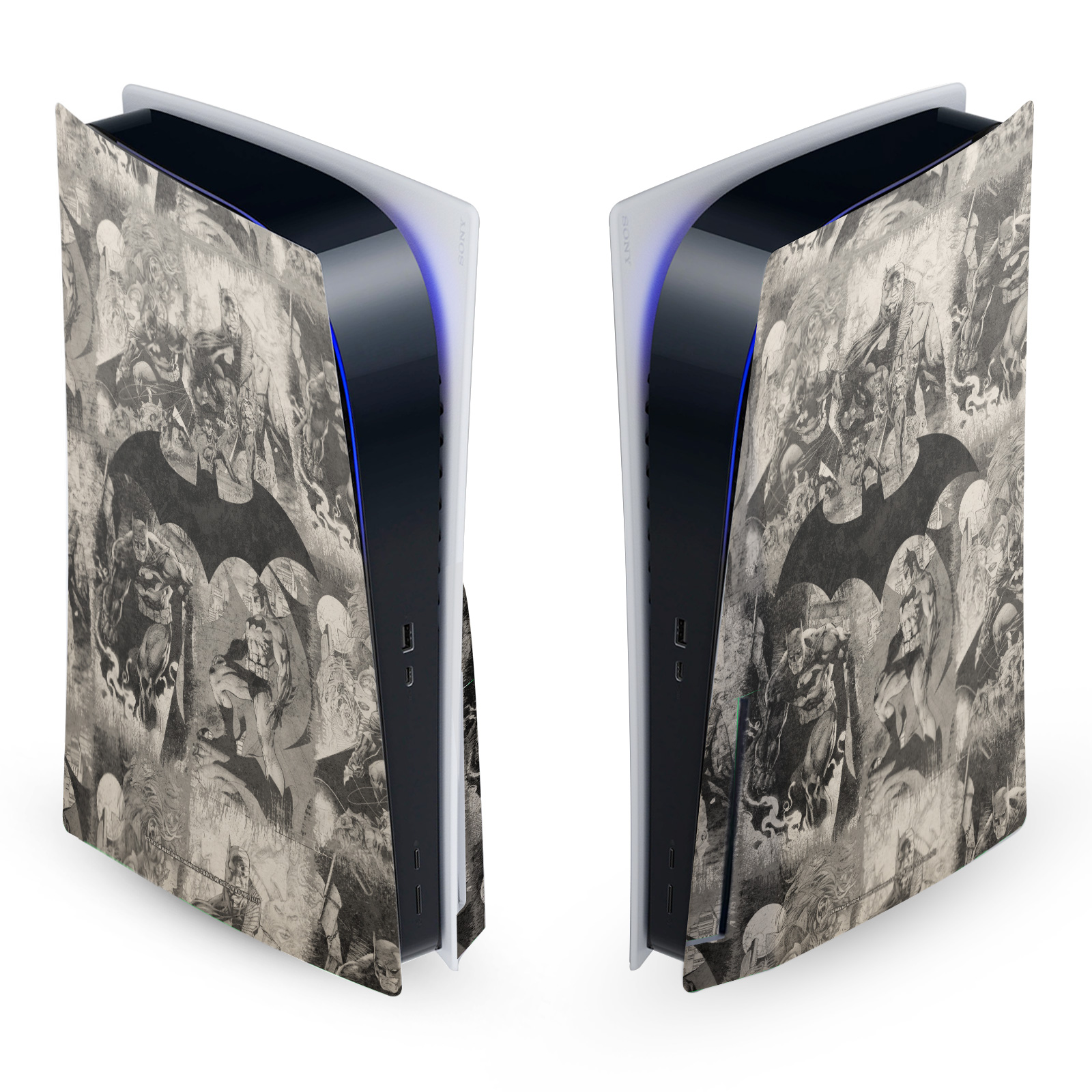 Collage Distressed Gaming Skin for PS5 Console (Disc)