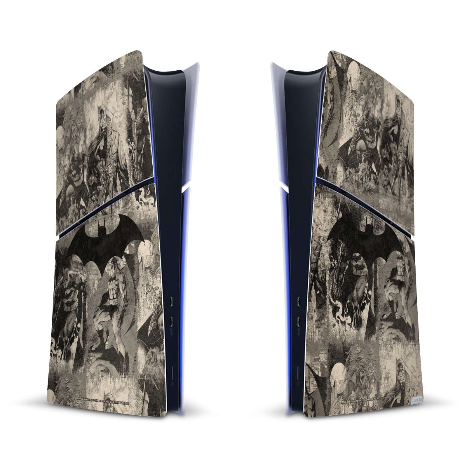 Collage Distressed Gaming Skin for PS5 Slim Digital Console