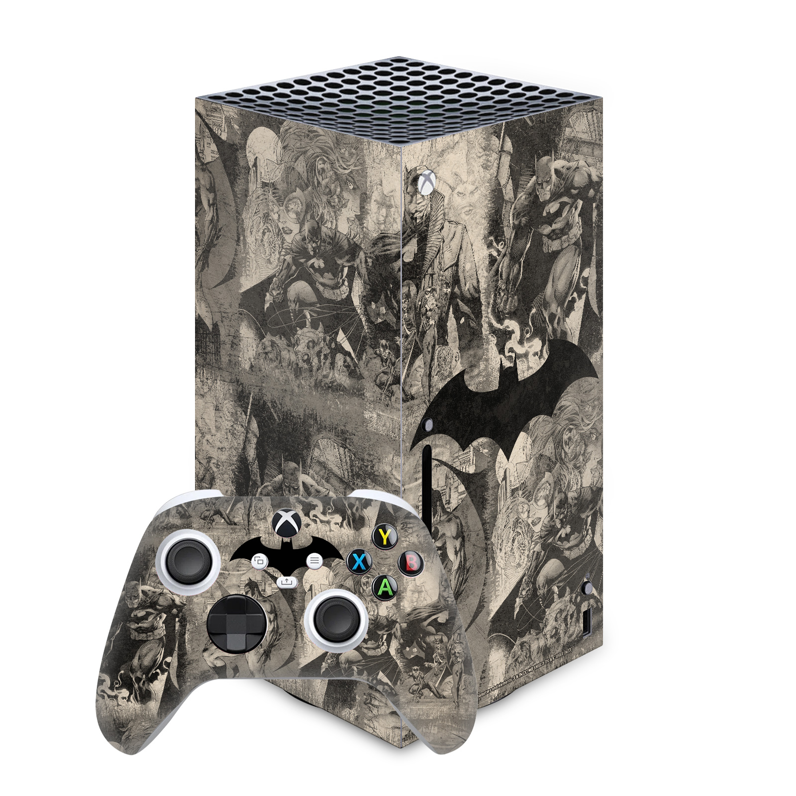 Collage Distressed Gaming Skin for Xbox Series X Console + Controller