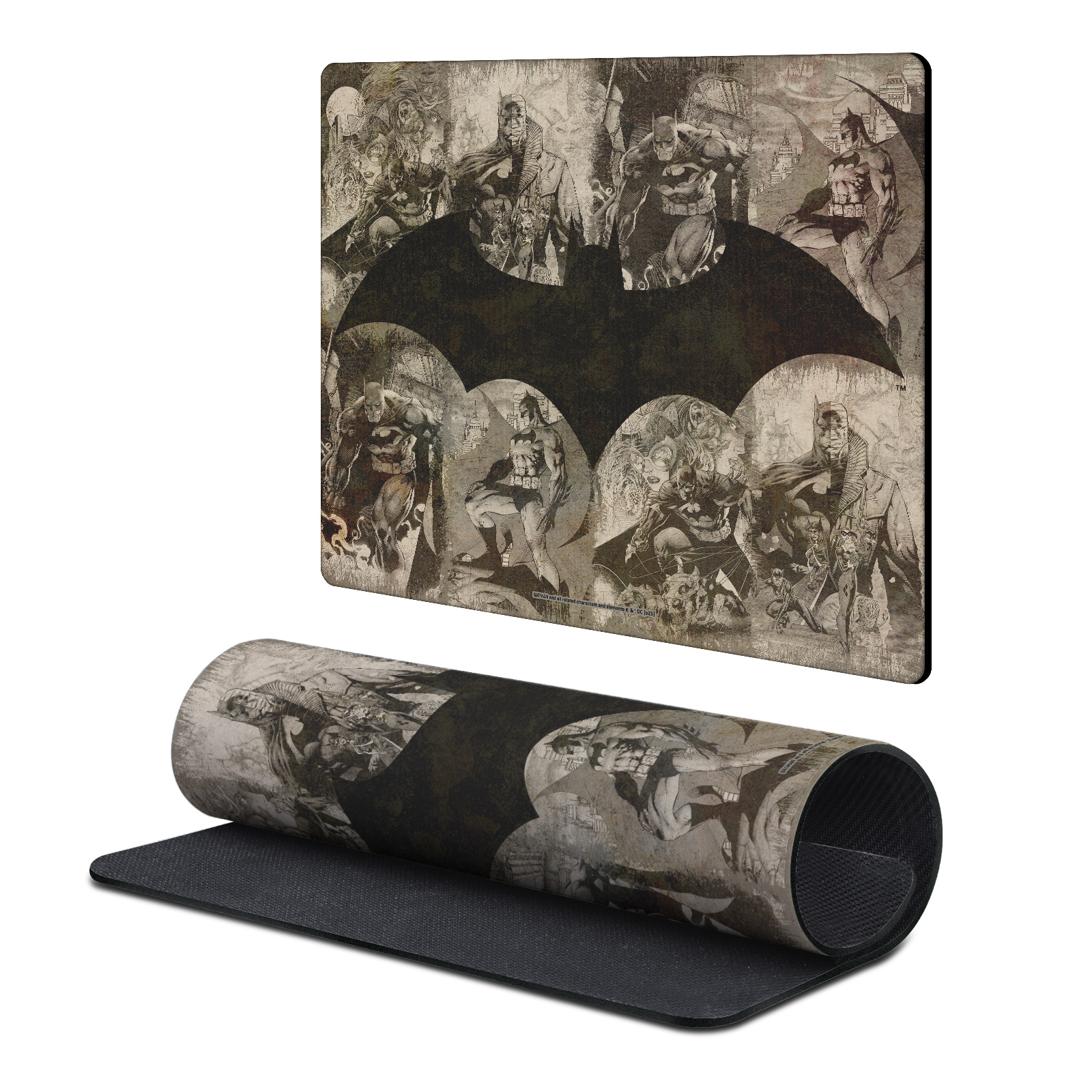 Collage Distressed Mouse Mat for 25 × 30 cm