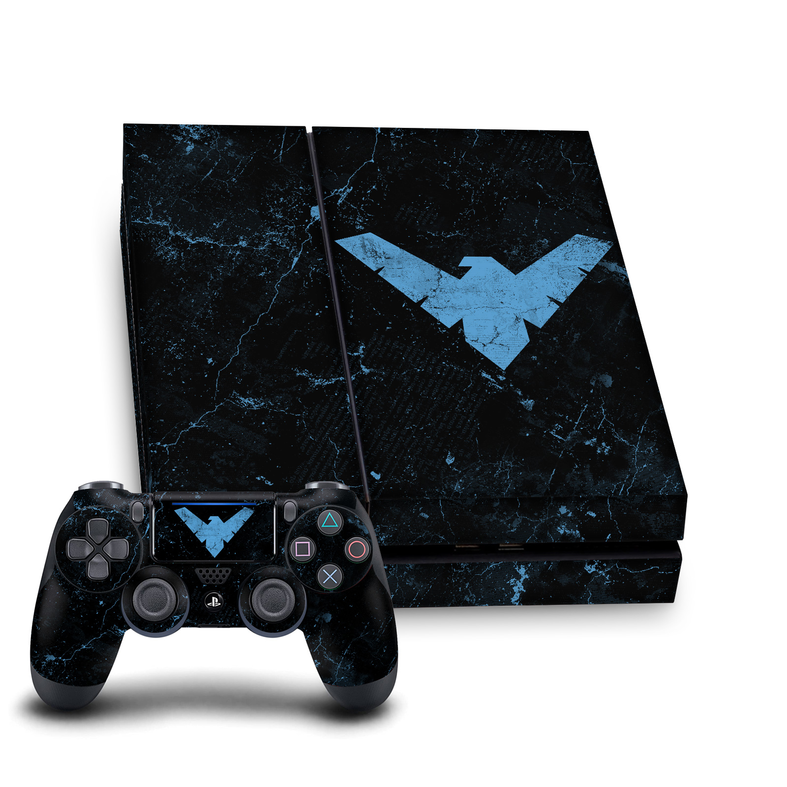 Nightwing Gaming Skin for PS4 Console + DualShock 4