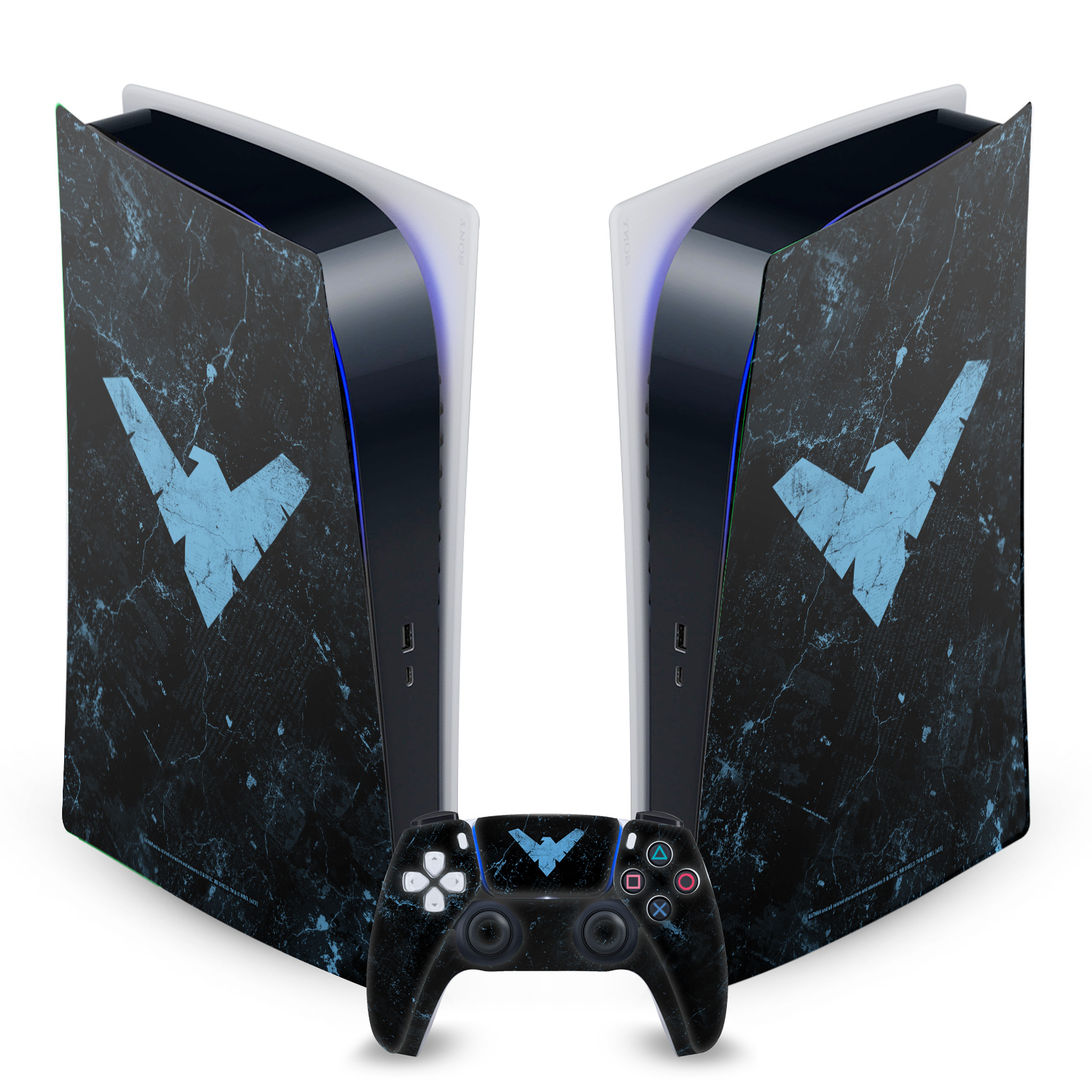 Nightwing Gaming Skin for PS5 Digital Console + Controller