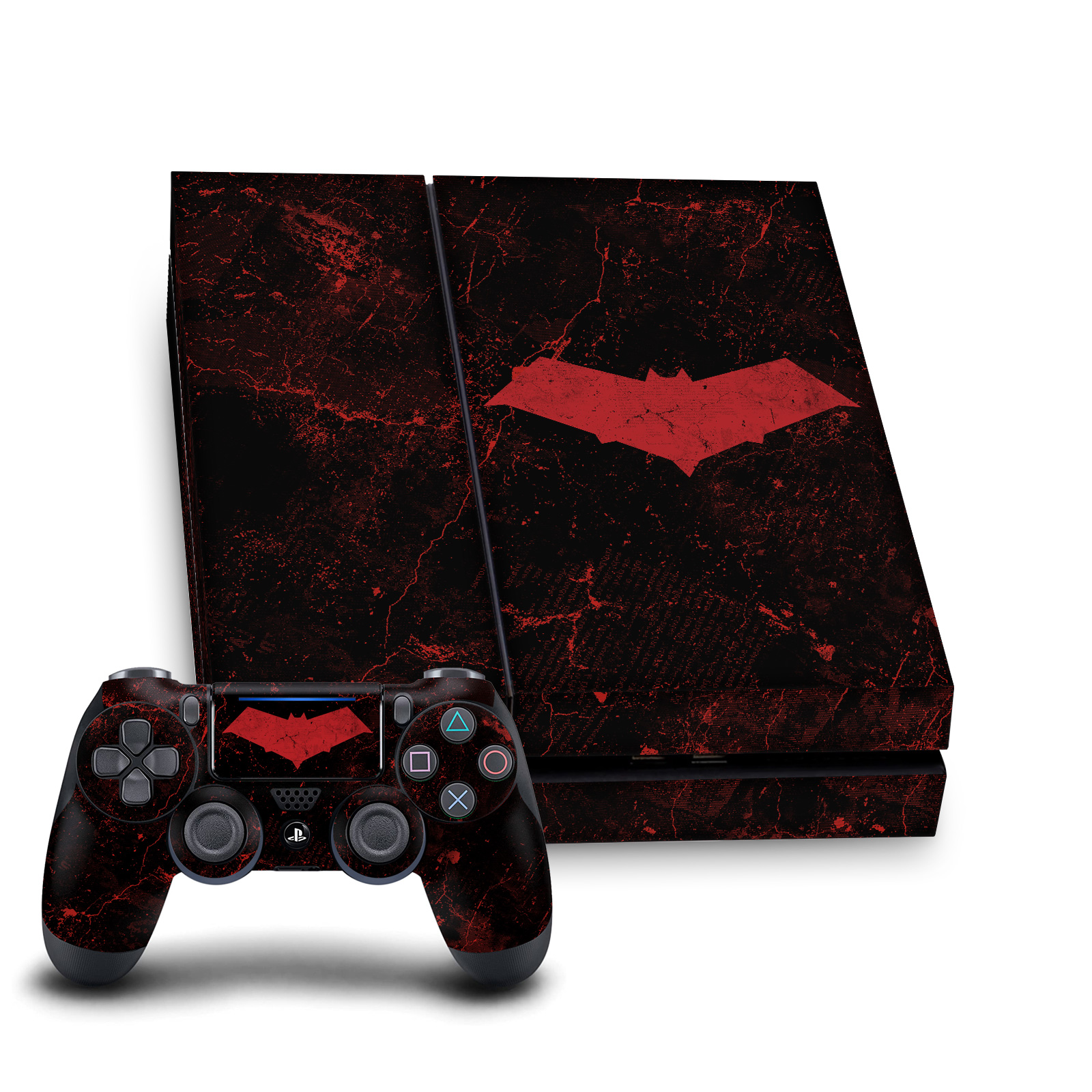 Red Hood Gaming Skin for PS4 Console + DualShock 4