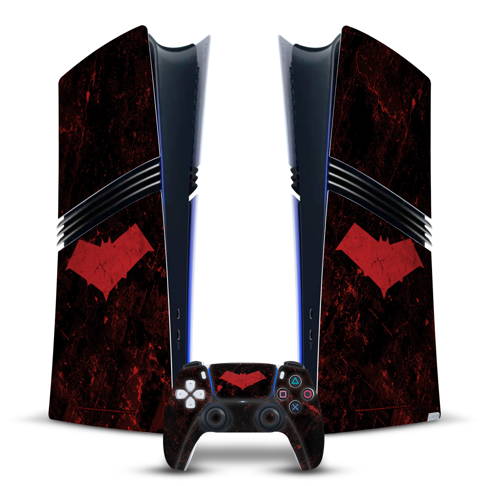 Red Hood Gaming Skin for PS5 Pro Digital Console + Controller