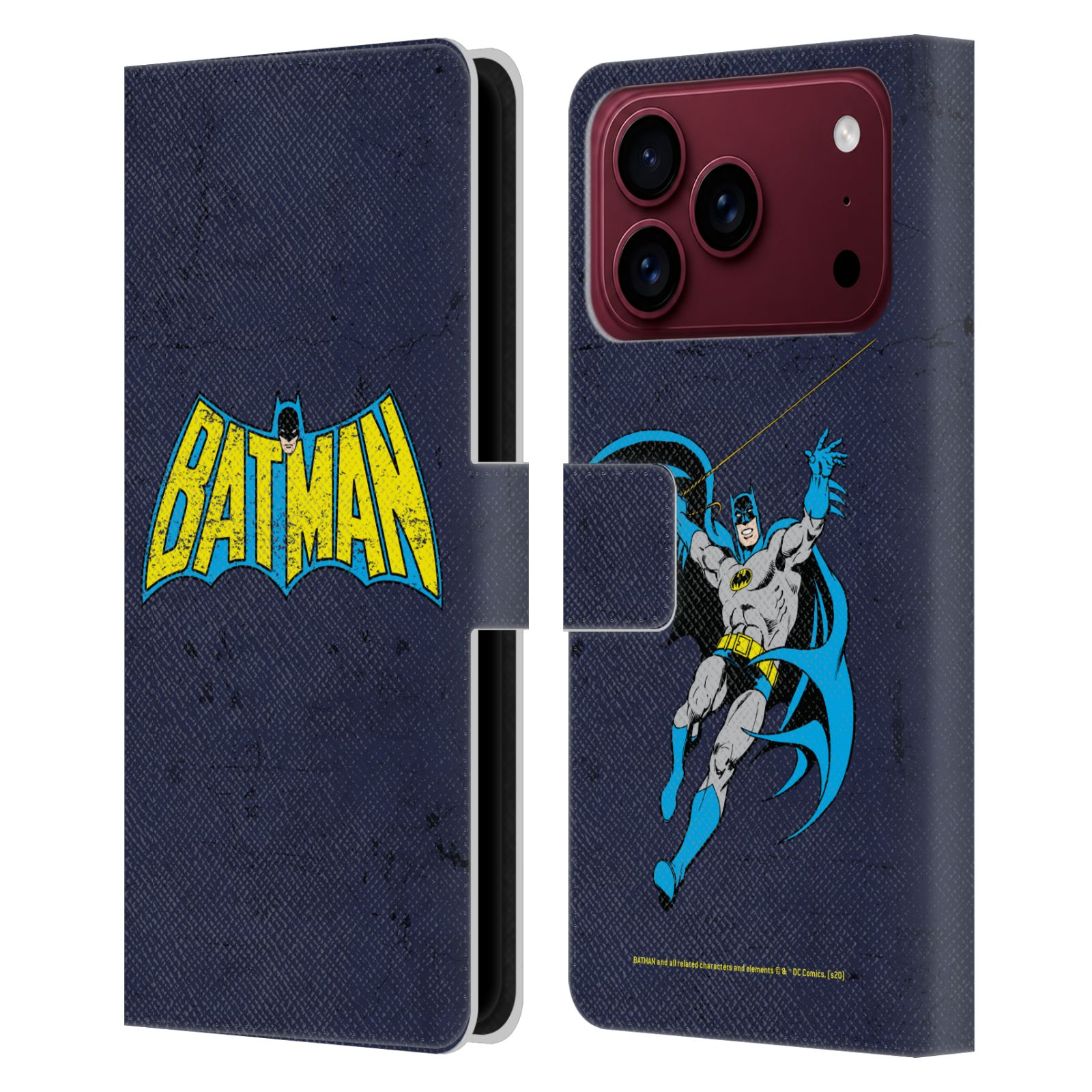 Classic Distressed Leather Wallet Case for iPhone 18 Pro Max
