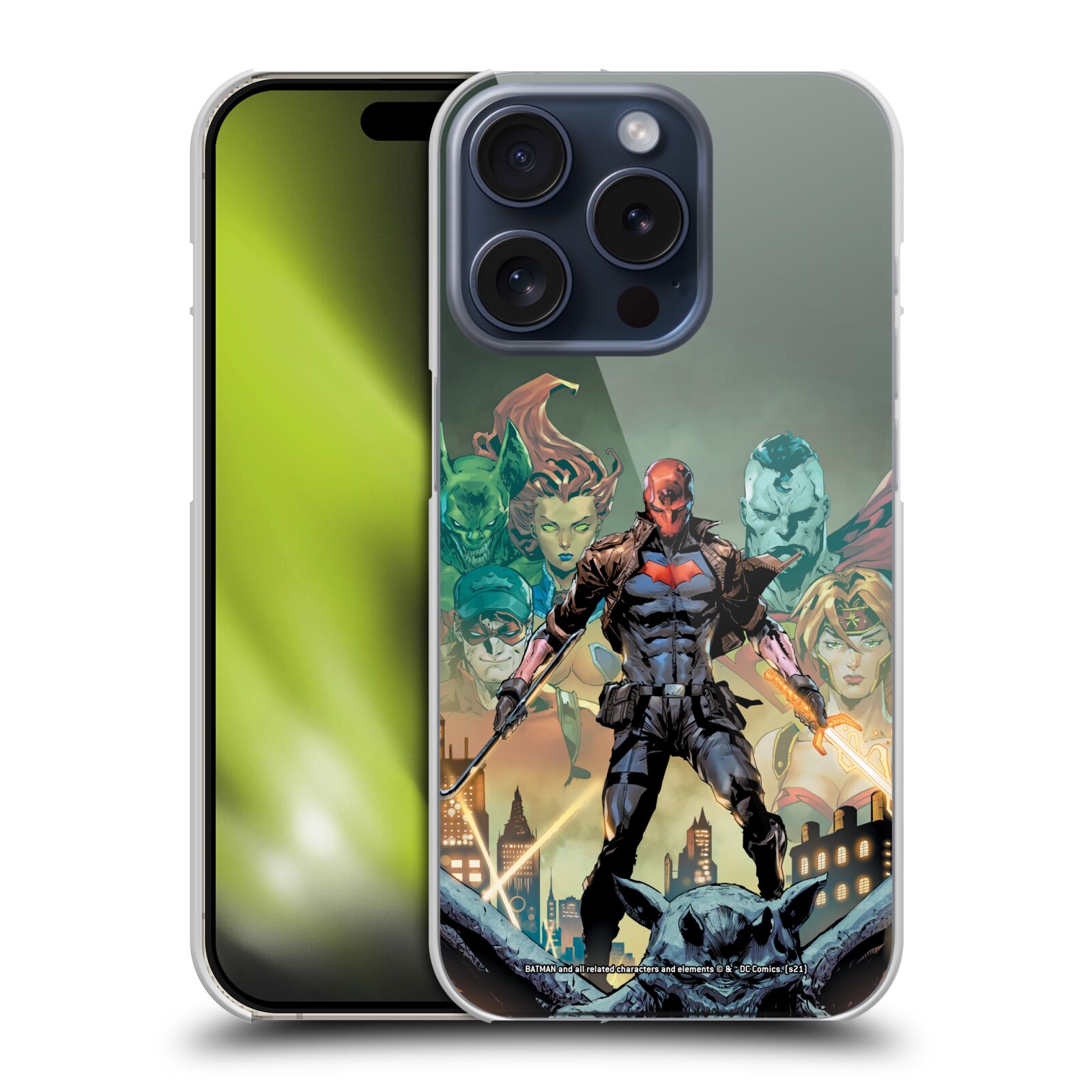 OFFICIAL BATMAN DC COMICS RED HOOD HARD BACK CASE FOR APPLE iPHONE PHONES