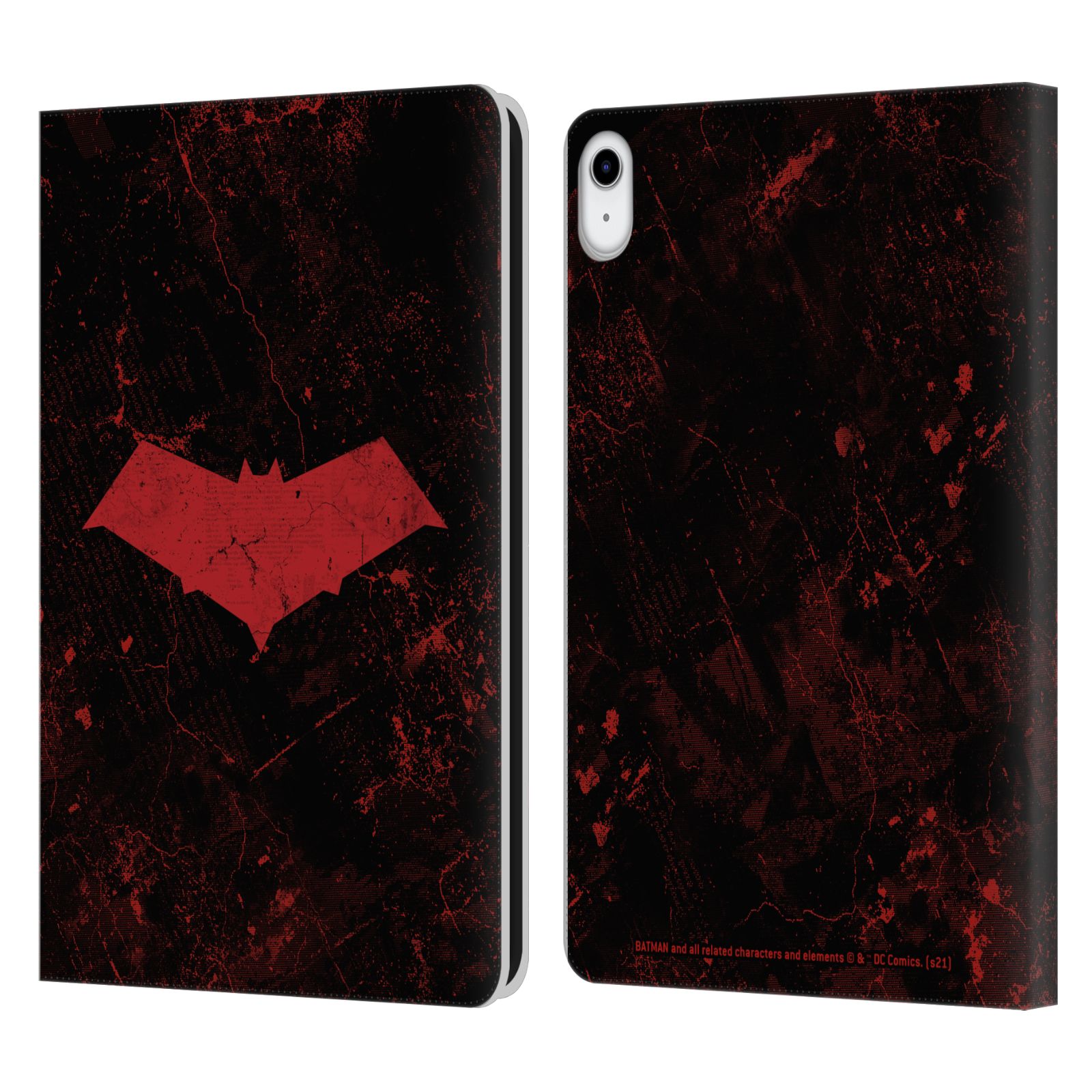 Logo Grunge Leather Wallet Case for iPad 10.9″ (2022)