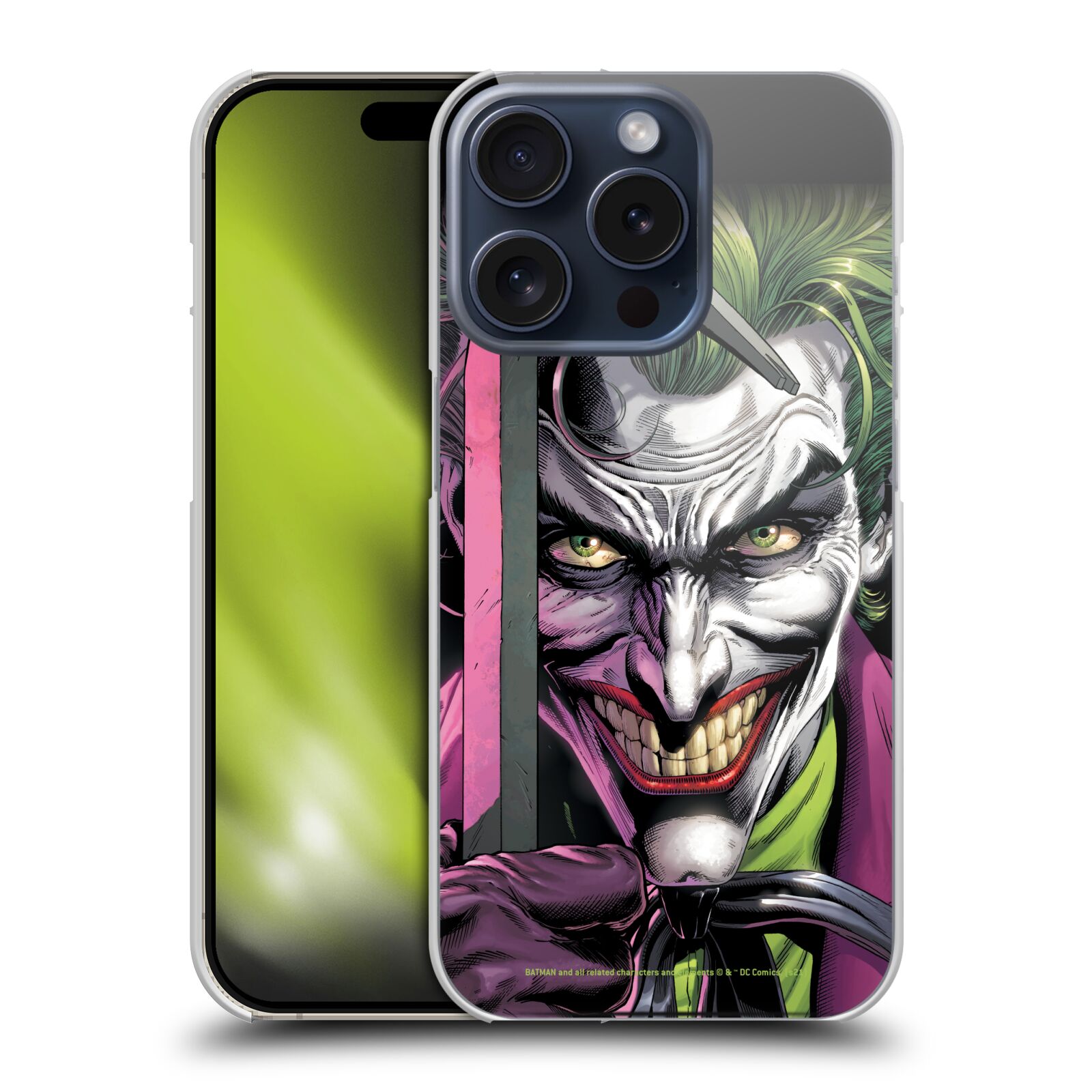 OFFICIAL BATMAN DC COMICS THREE JOKERS HARD BACK CASE FOR APPLE iPHONE PHONES - Picture 11 of 13