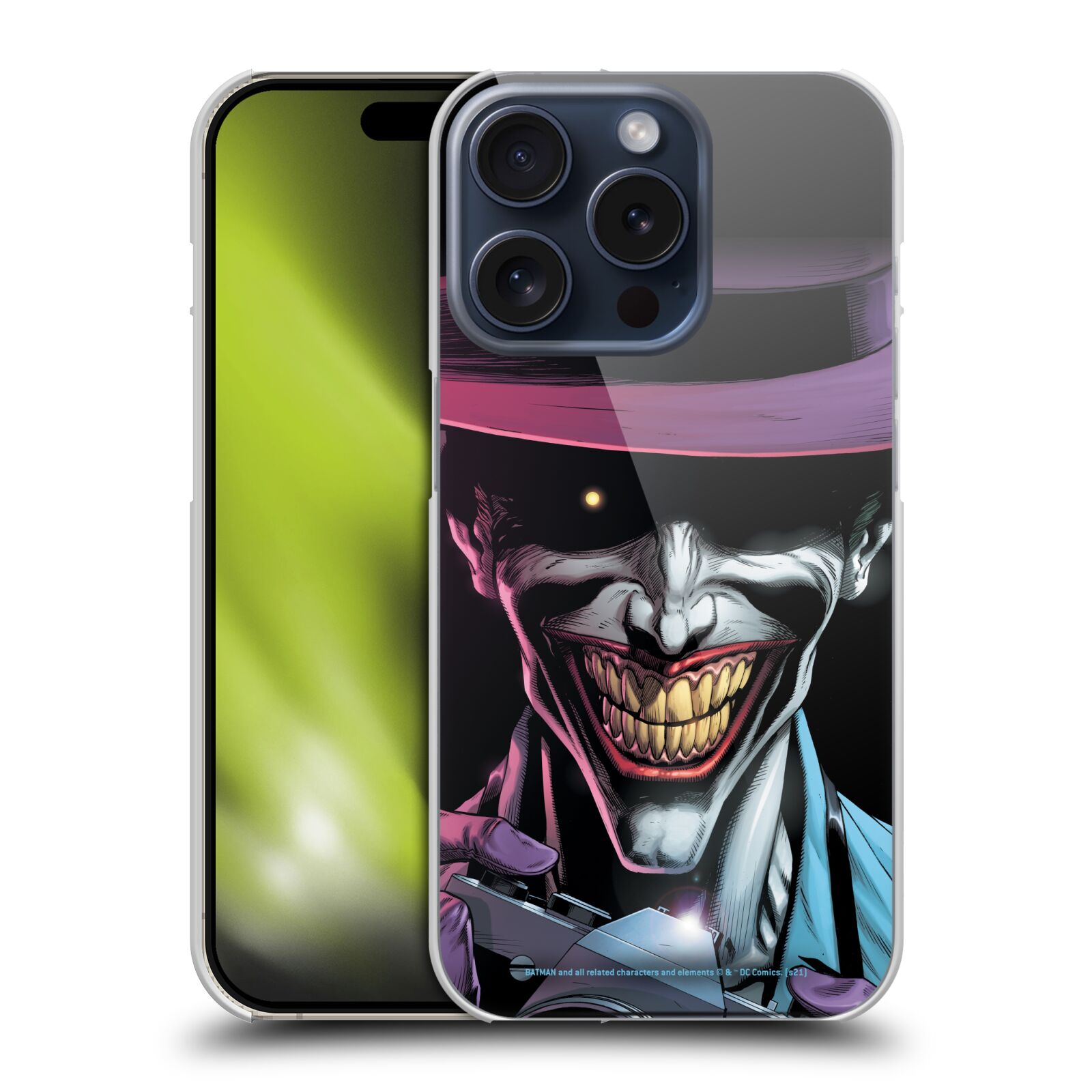 OFFICIAL BATMAN DC COMICS THREE JOKERS HARD BACK CASE FOR APPLE iPHONE PHONES - Picture 12 of 13