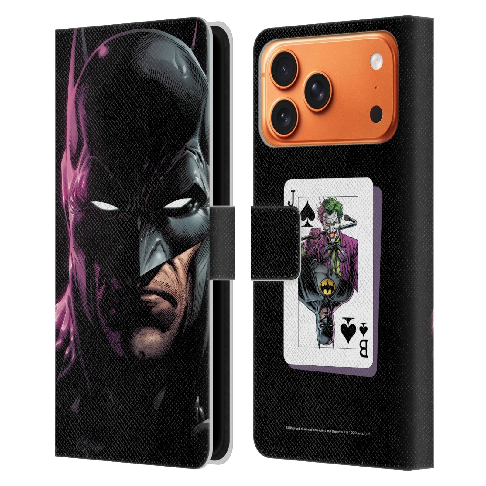 Batman Leather Wallet Case for iPhone 17 Pro Max