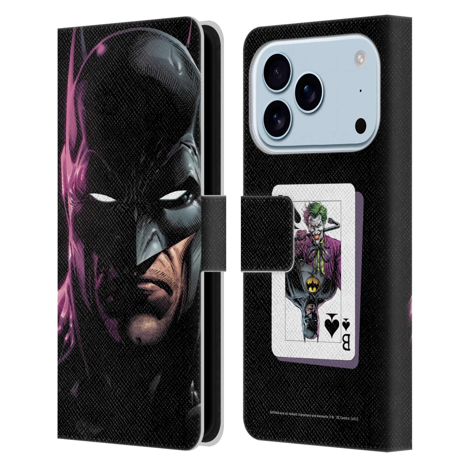 Batman Leather Wallet Case for iPhone 17 Pro